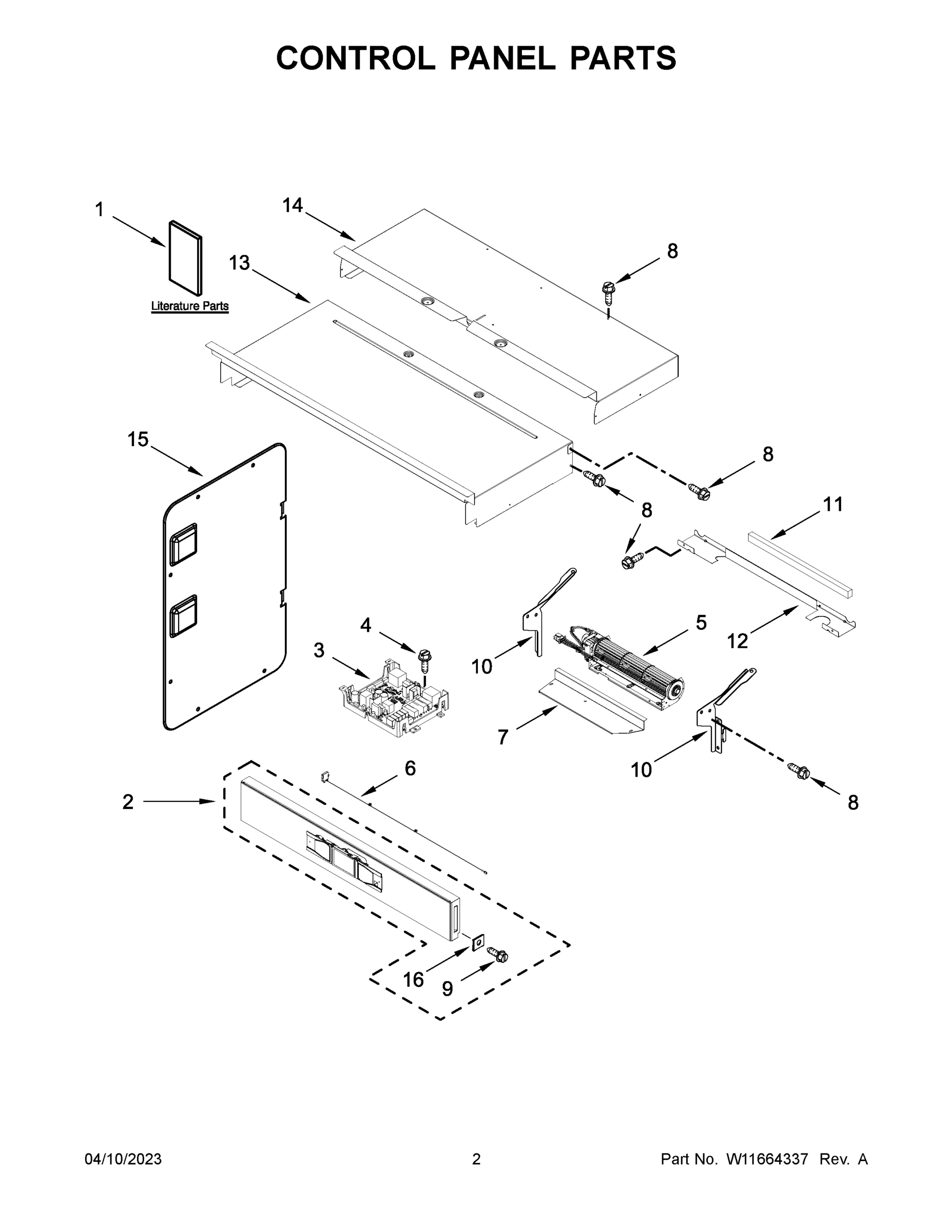 02 - CONTROL PANEL PARTS