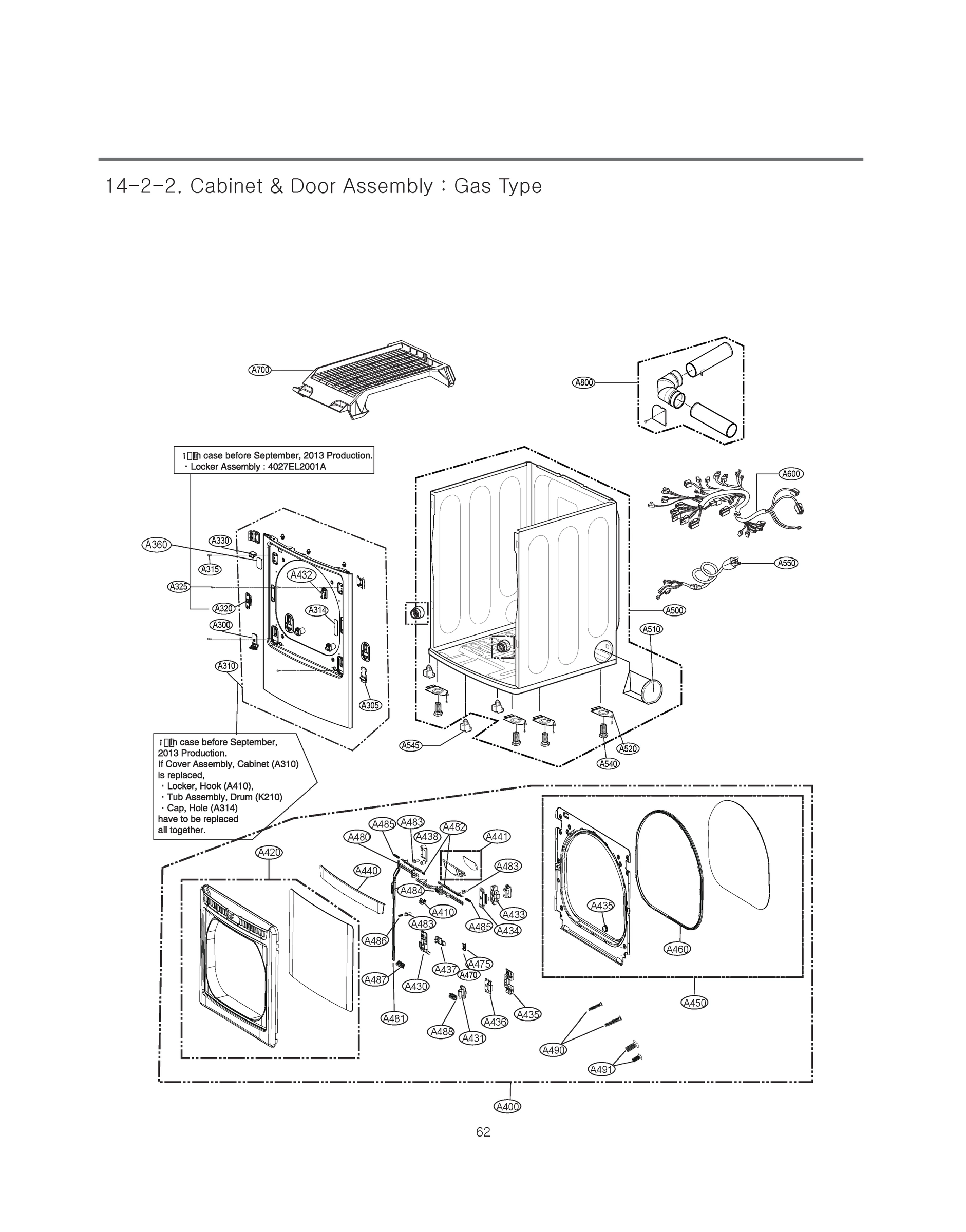 CABINET & DOOR ASSEMBLY