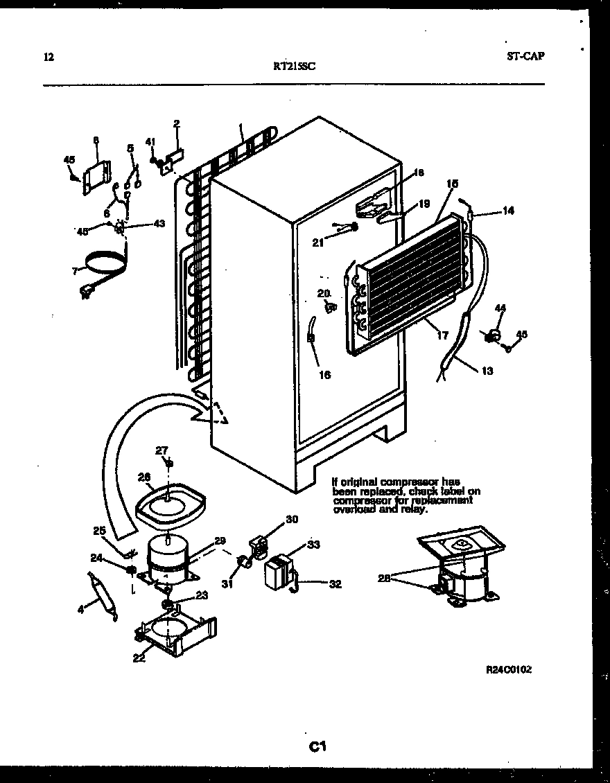 07 - SYSTEM AND AUTOMATIC DEFROST PARTS