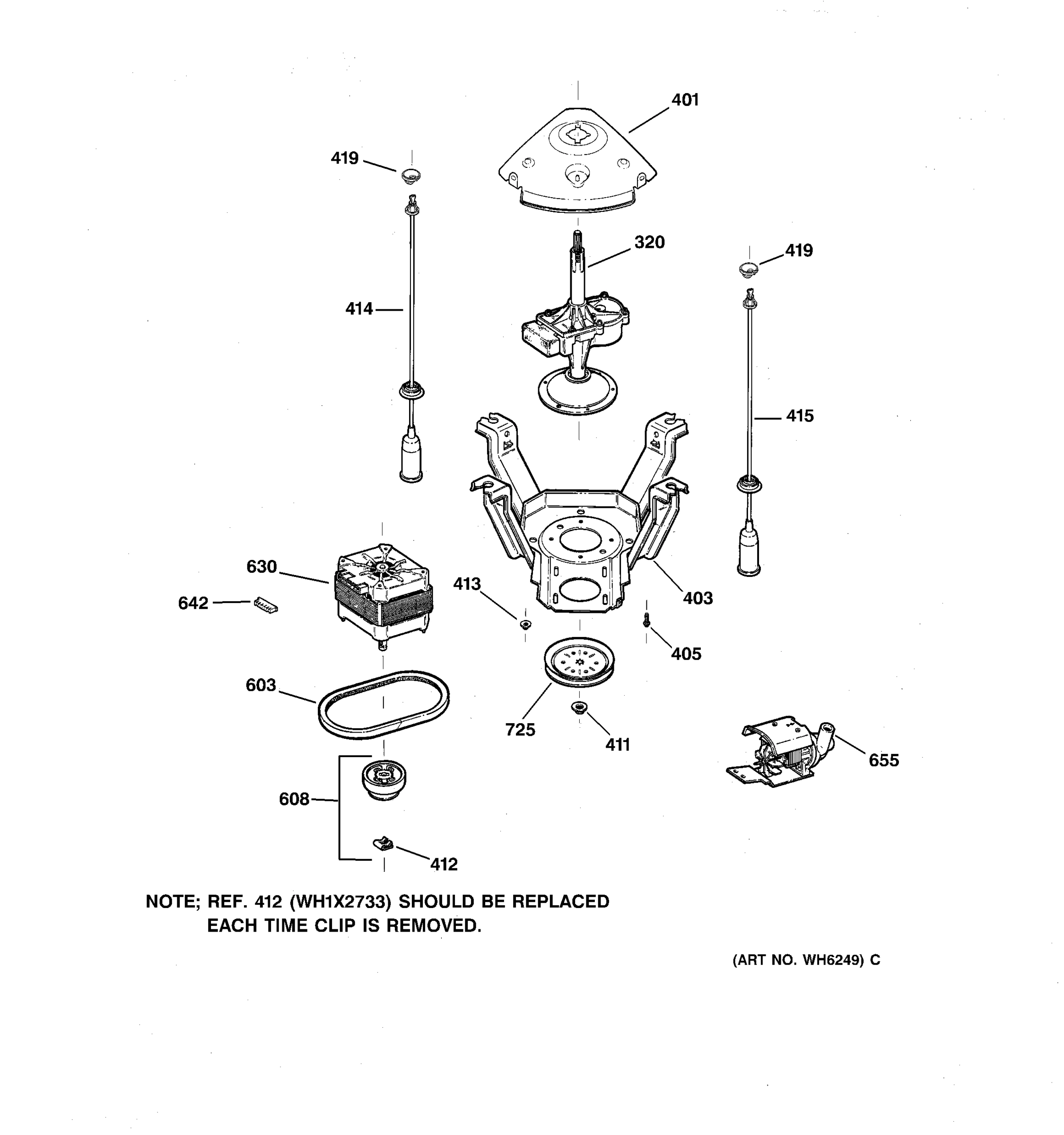 SUSPENSION, PUMP & DRIVE COMPONENTS