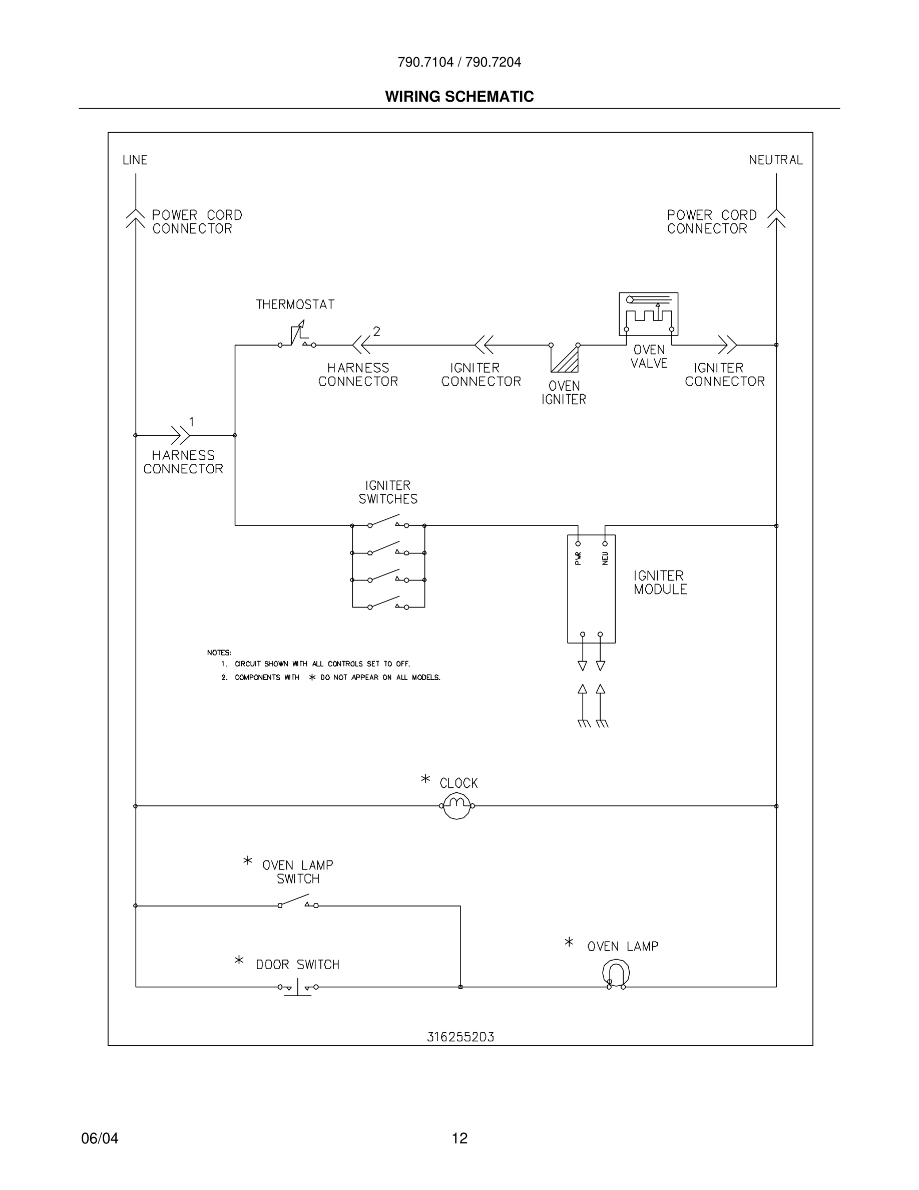 12 - WIRING SCHEMATIC
