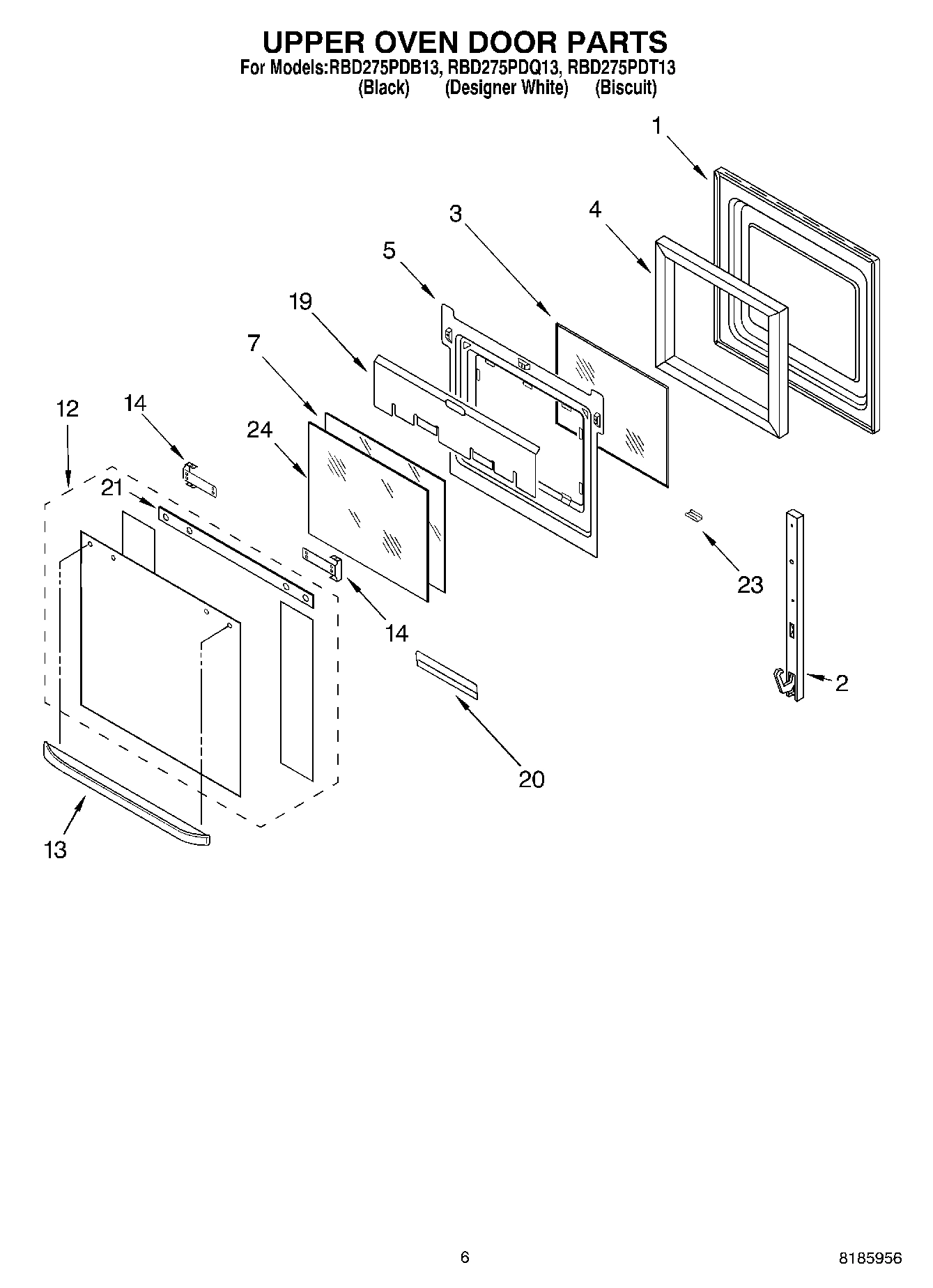 04 - UPPER OVEN DOOR