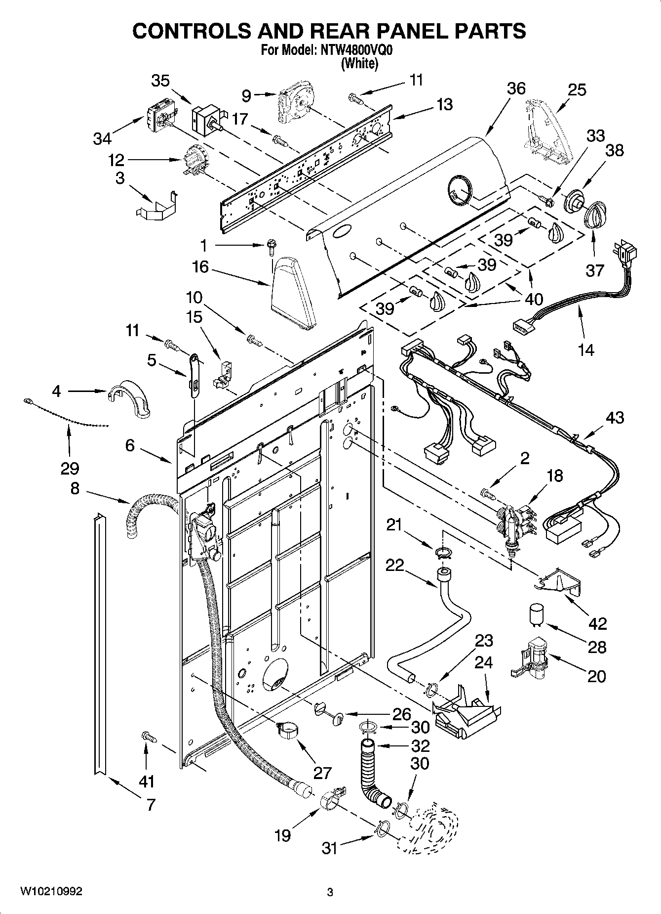 02 - CONTROLS AND REAR PANEL PARTS