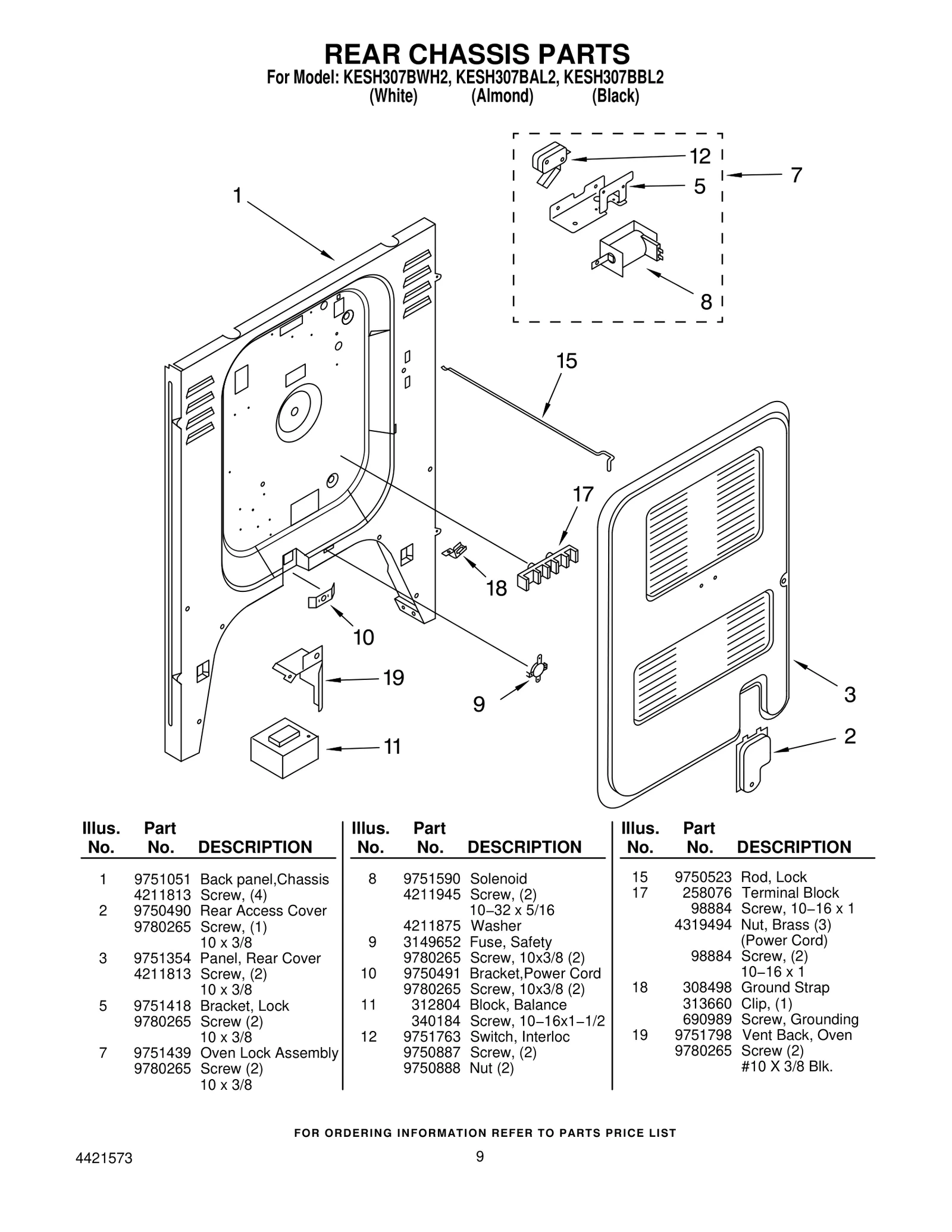 REAR CHASSIS PARTS