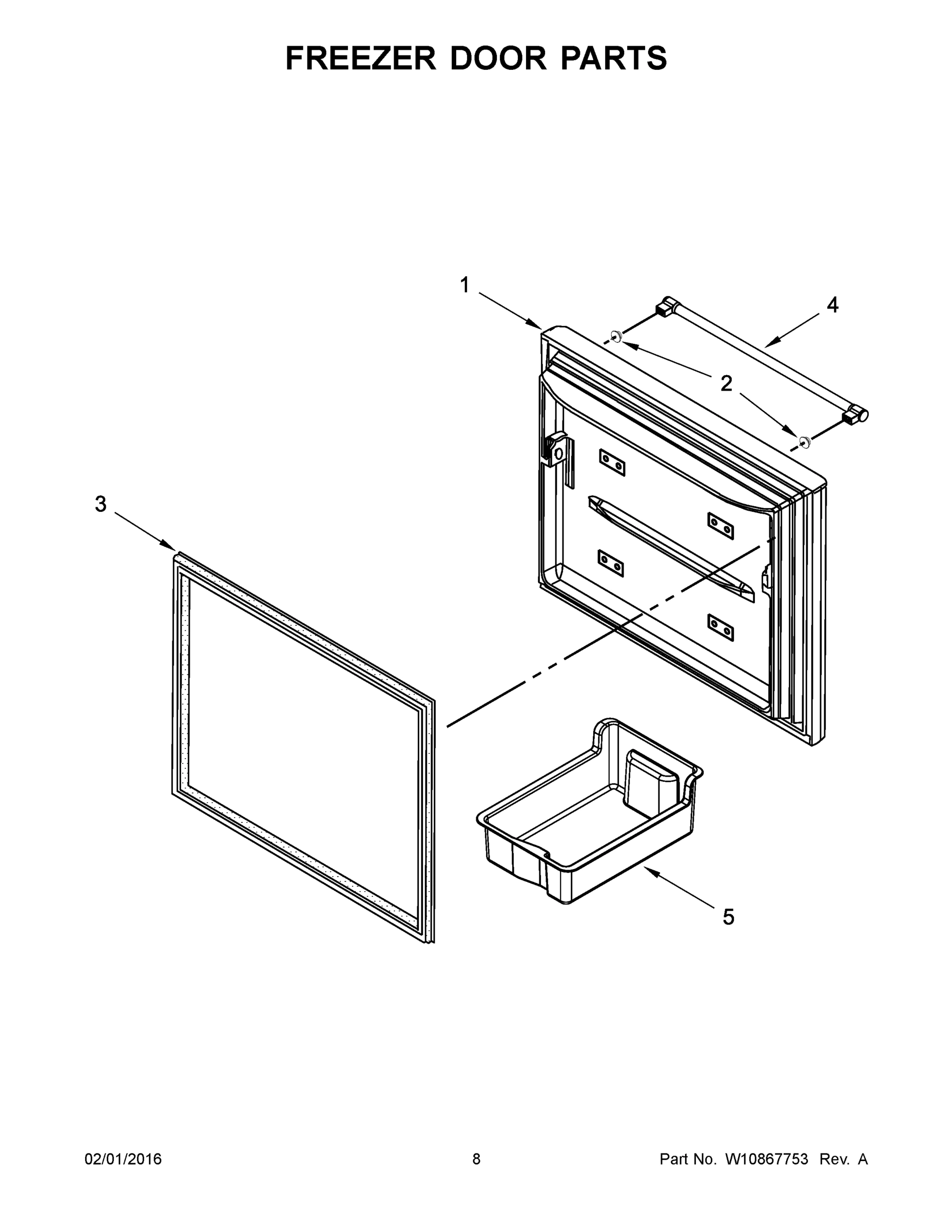 05 - FREEZER DOOR PARTS