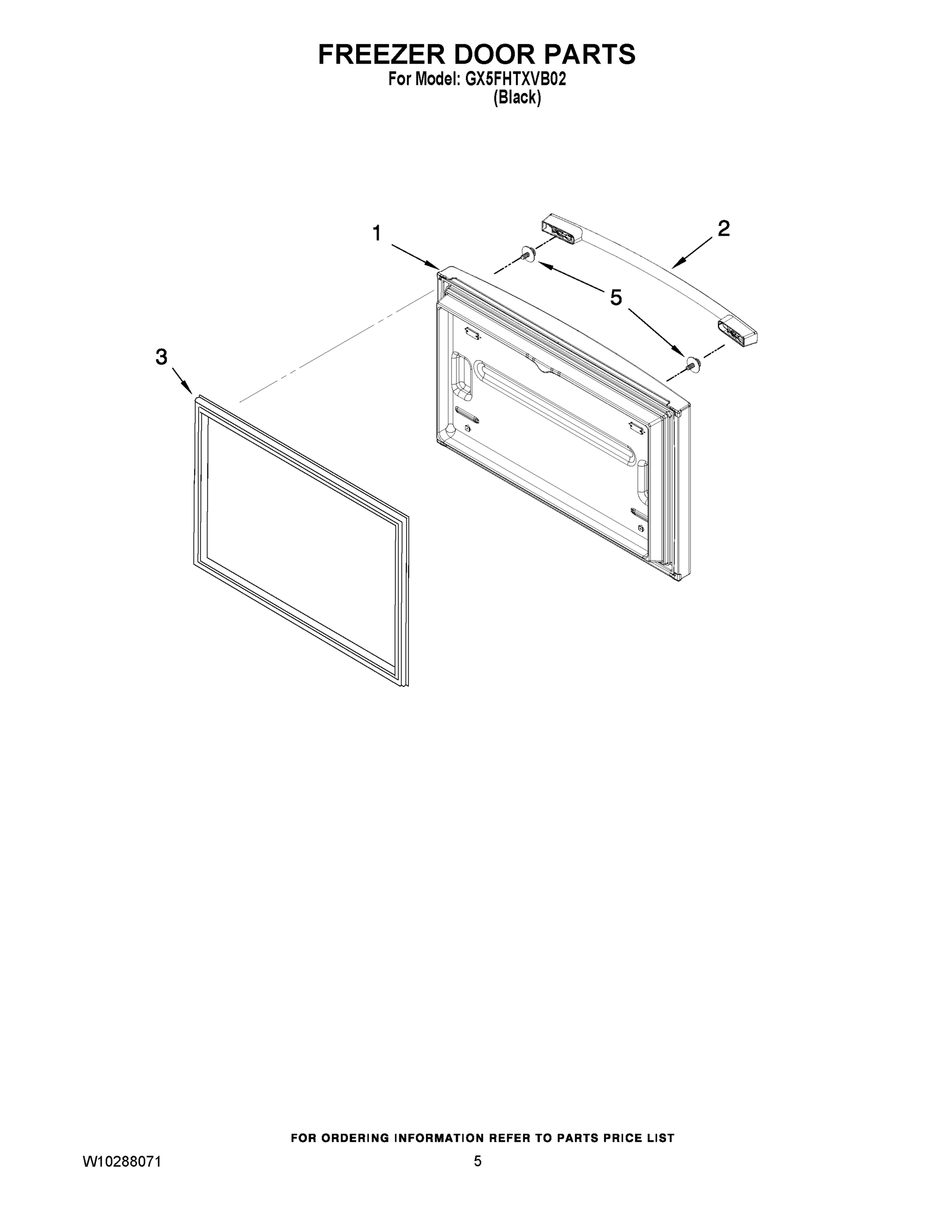 03 - FREEZER DOOR PARTS