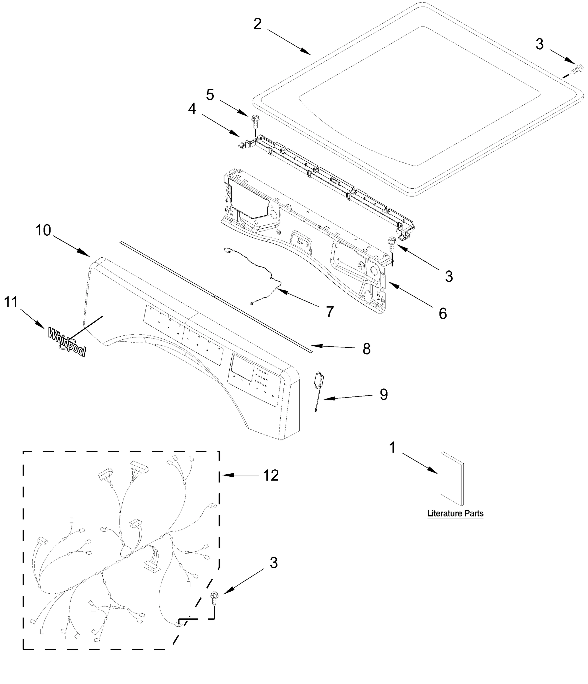 TOP AND CONSOLE PARTS