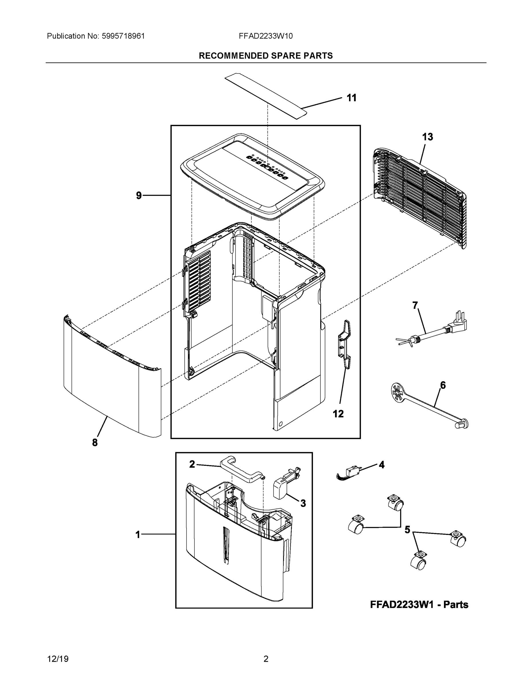 02 - RECOMMENDED SPARE PARTS
