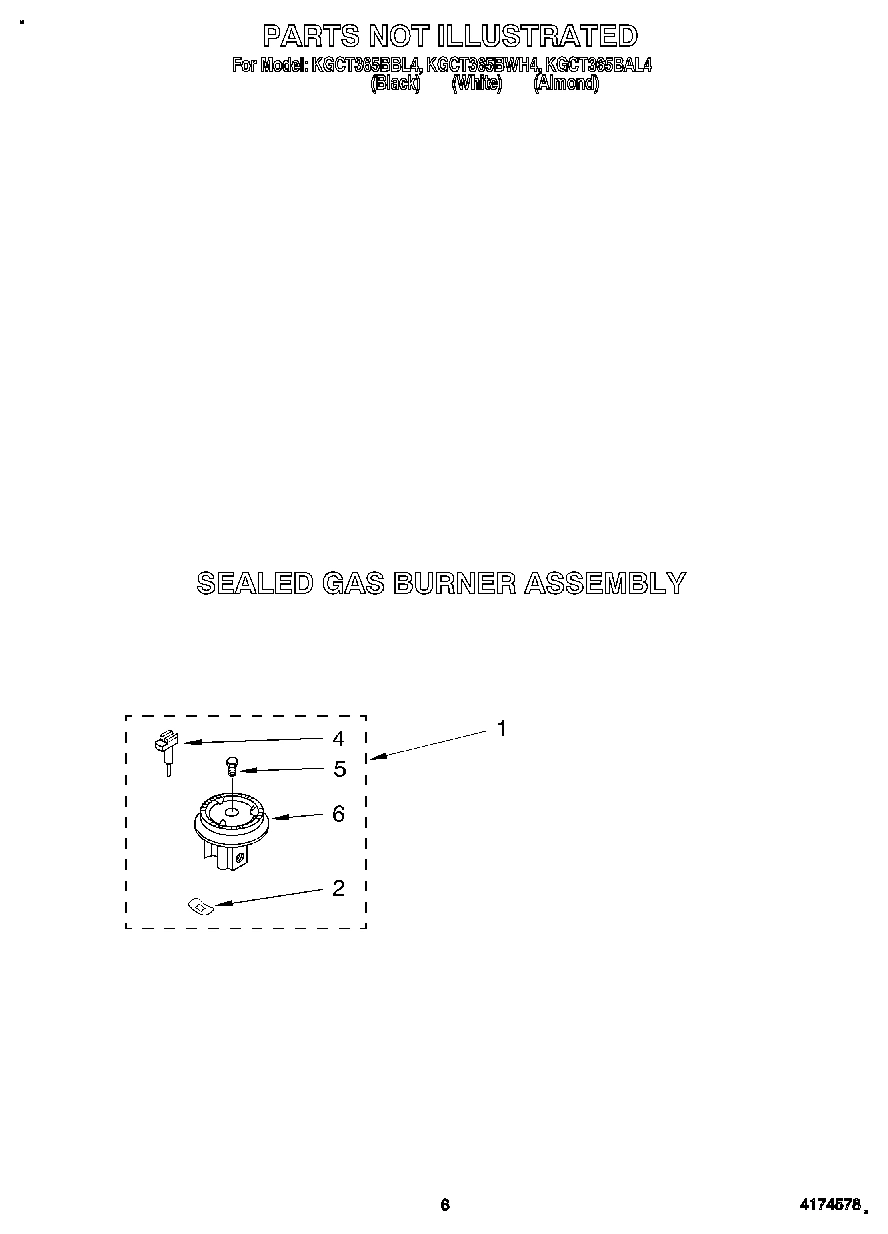 04 - SEALED GAS BURNER ASSEMBLY