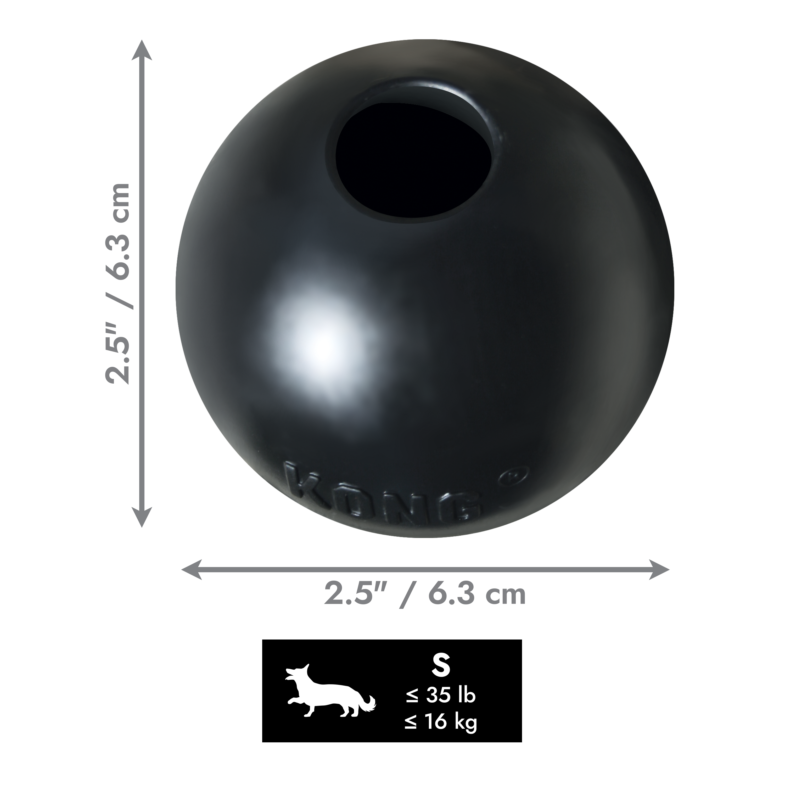 KONG Extreme Ball dimoffpack product image