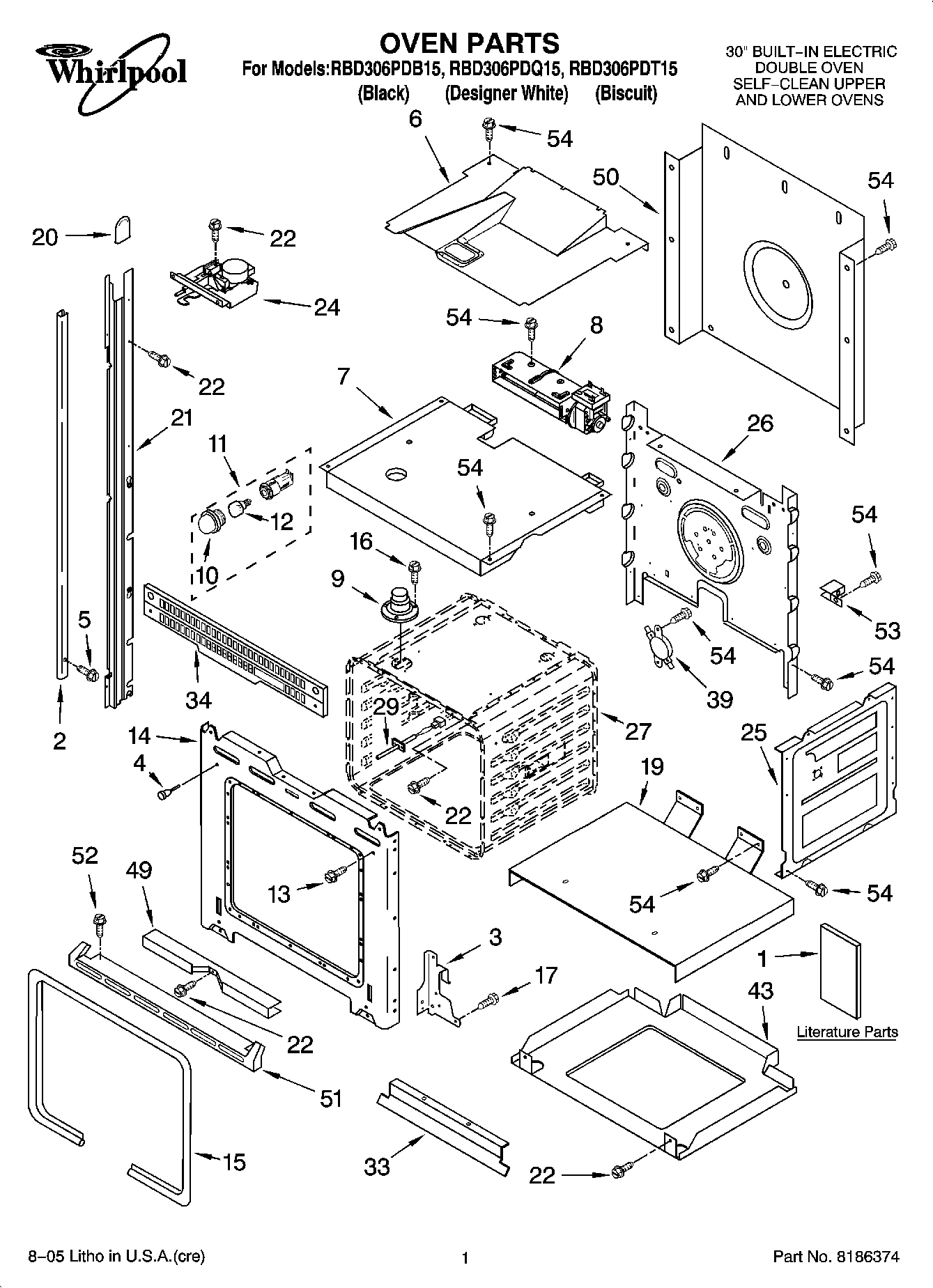 01 - OVEN PARTS