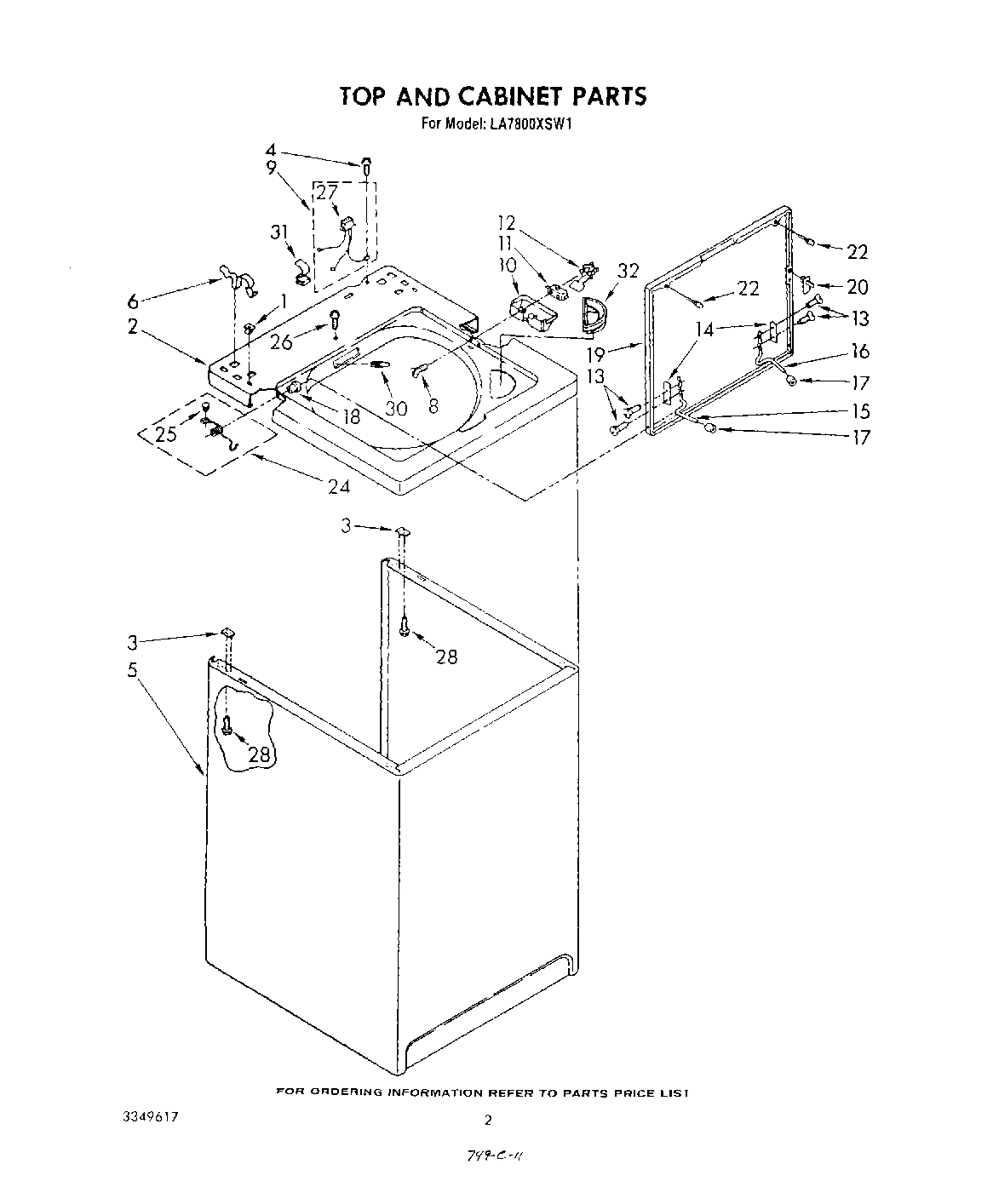 02 - TOP AND CABINET , LITERATURE AND OPTIONAL