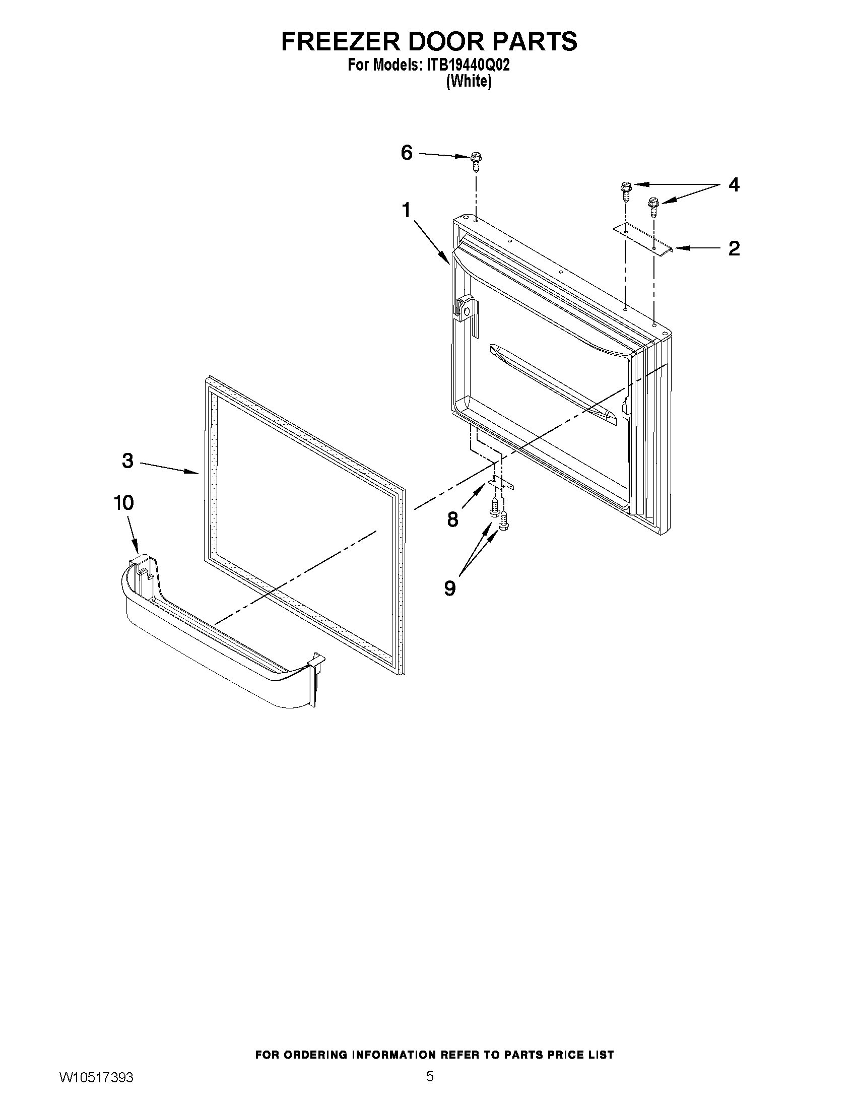 03 - FREEZER DOOR PARTS