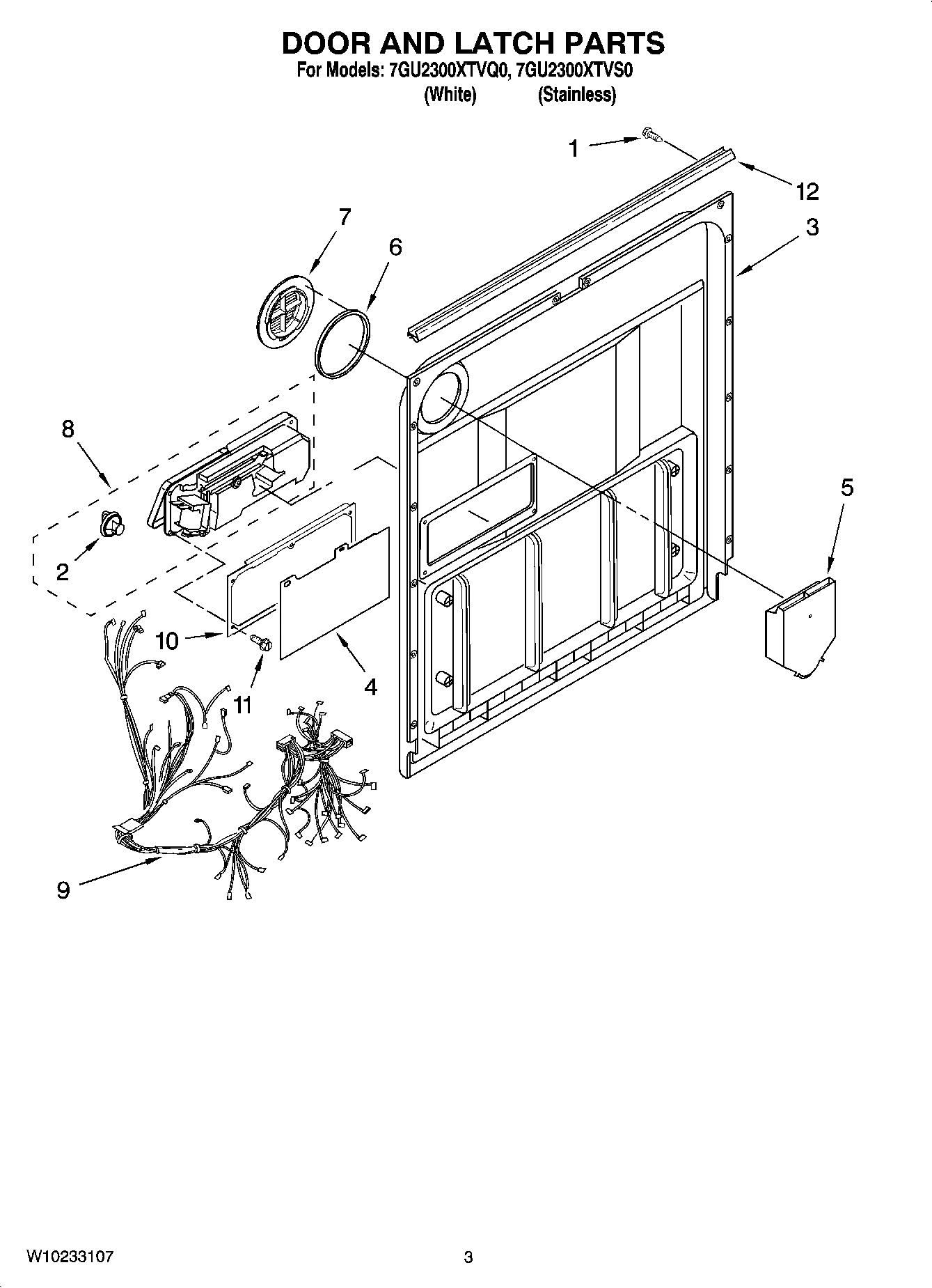03 - DOOR AND LATCH PARTS