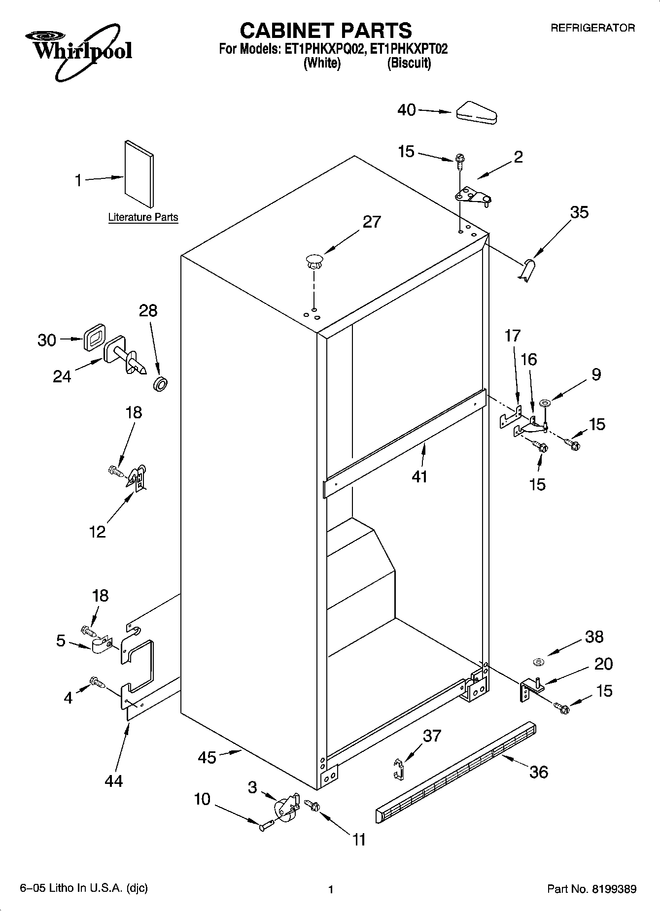 01 - CABINET PARTS