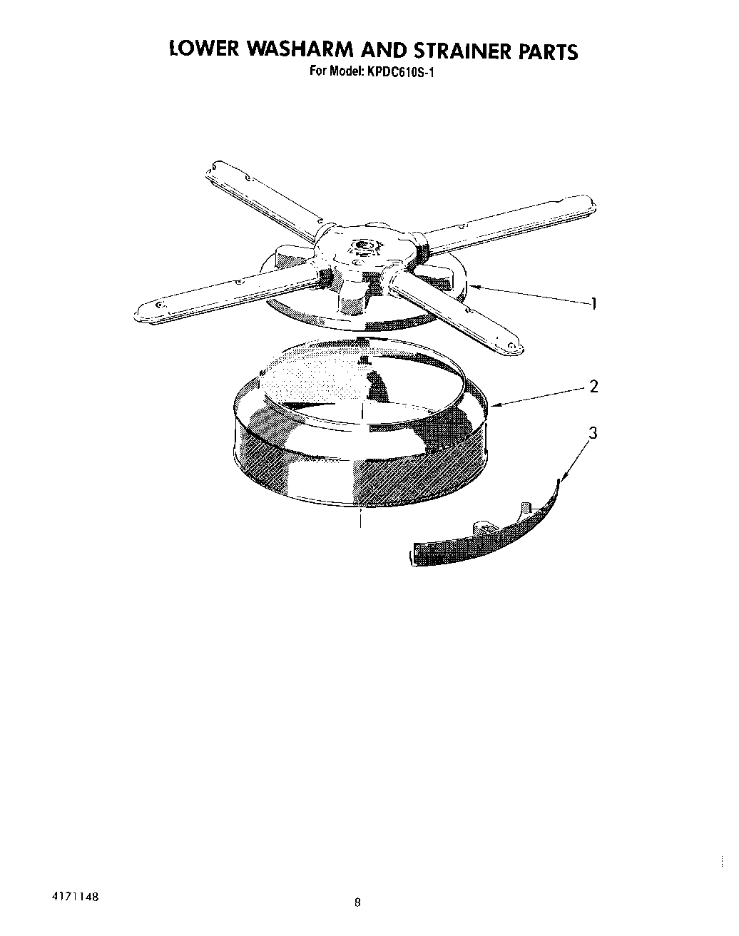 05 - LOWER WASHARM AND STRAINER