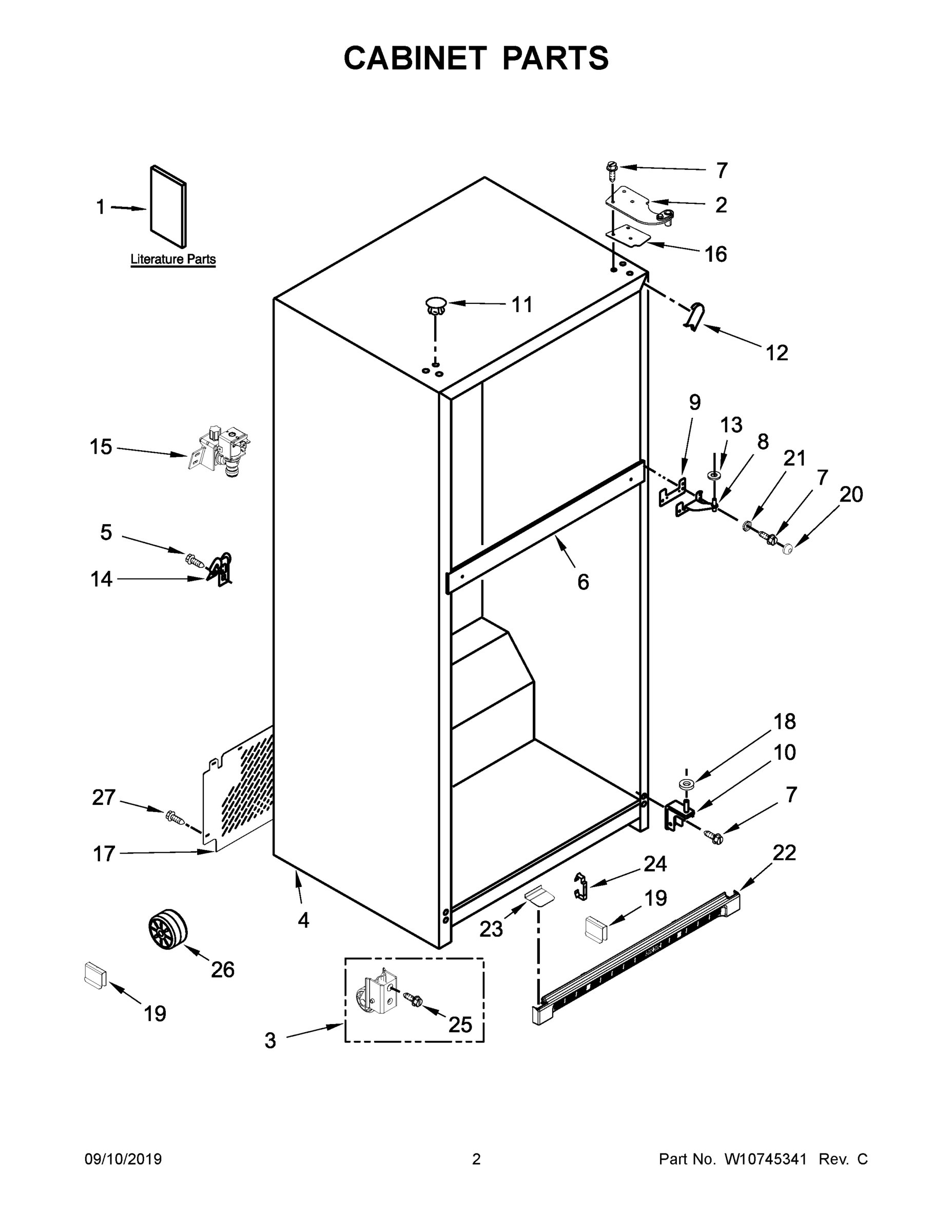 02 - CABINET PARTS