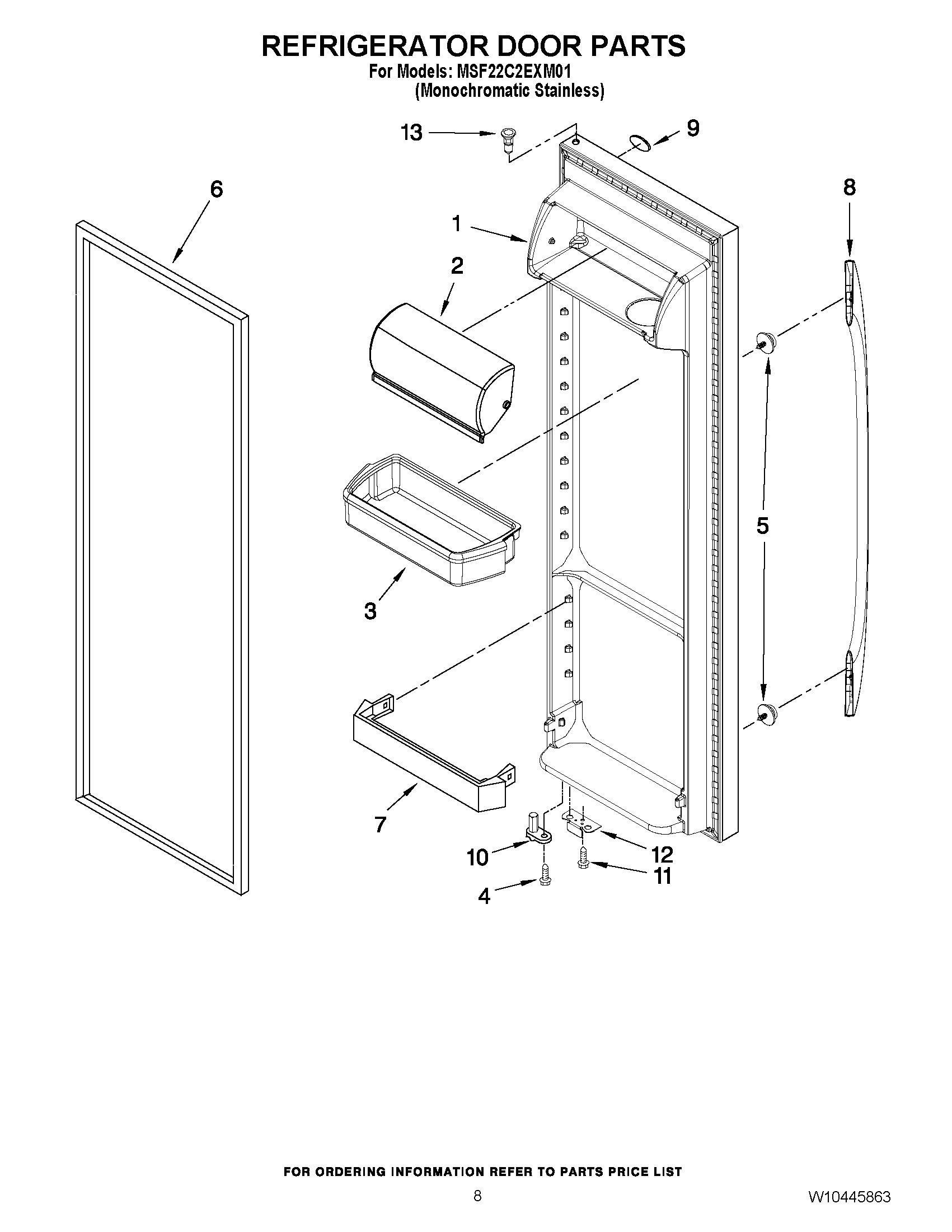 06 - REFRIGERATOR DOOR PARTS