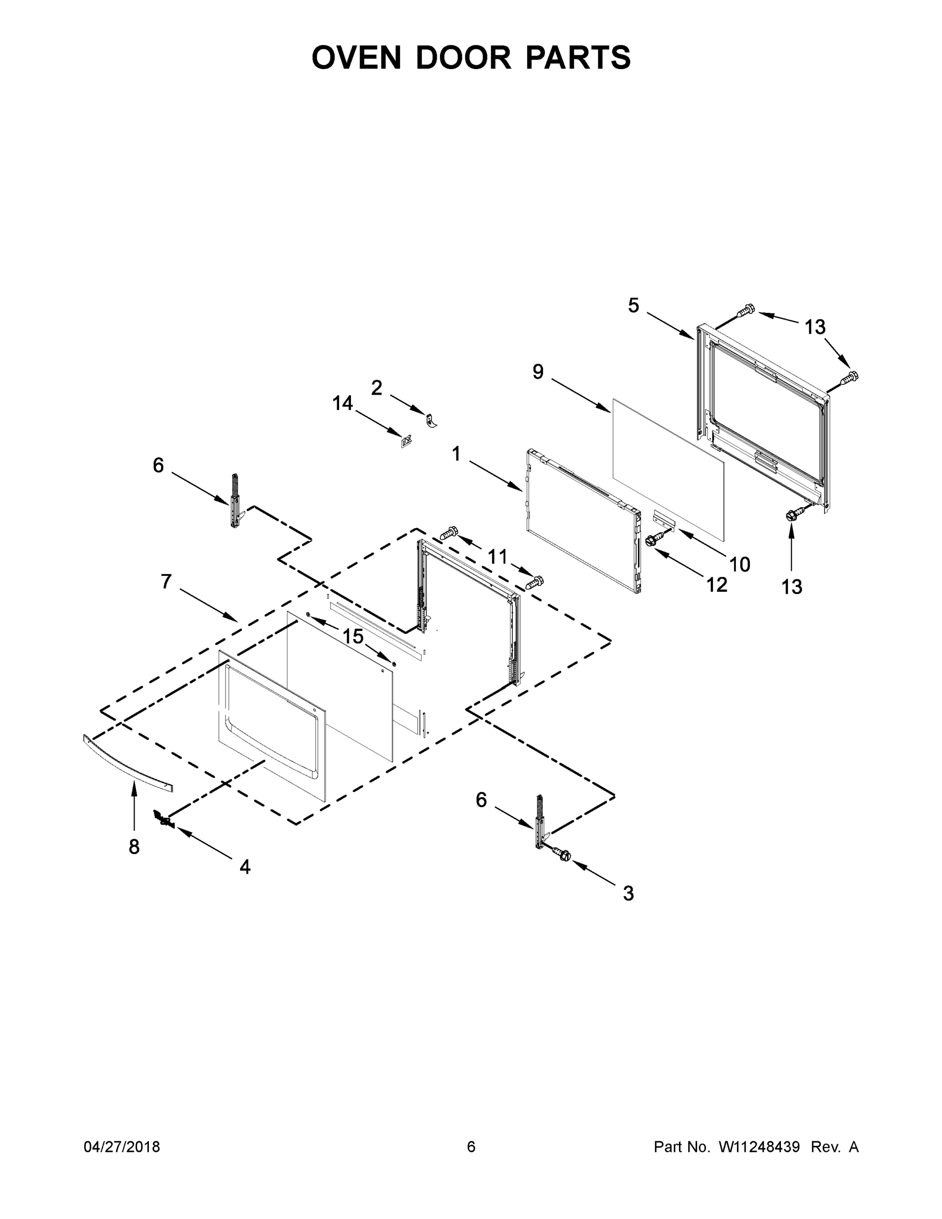 04 - OVEN DOOR PARTS