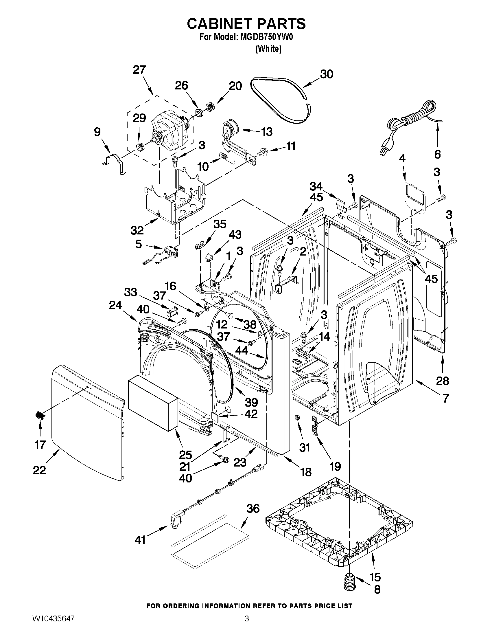 02 - CABINET PARTS