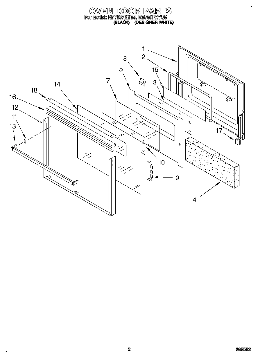 02 - OVEN DOOR