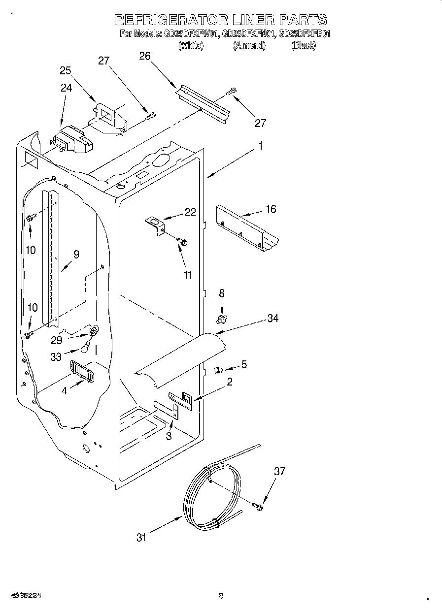 02 - REFRIGERATOR LINER