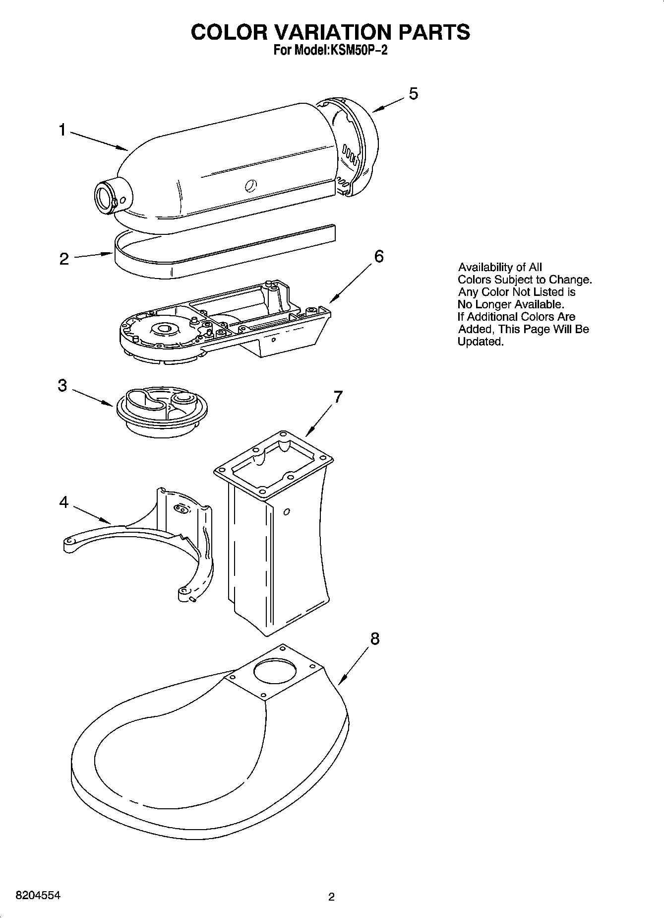 01 - COLOR VARIATION PARTS