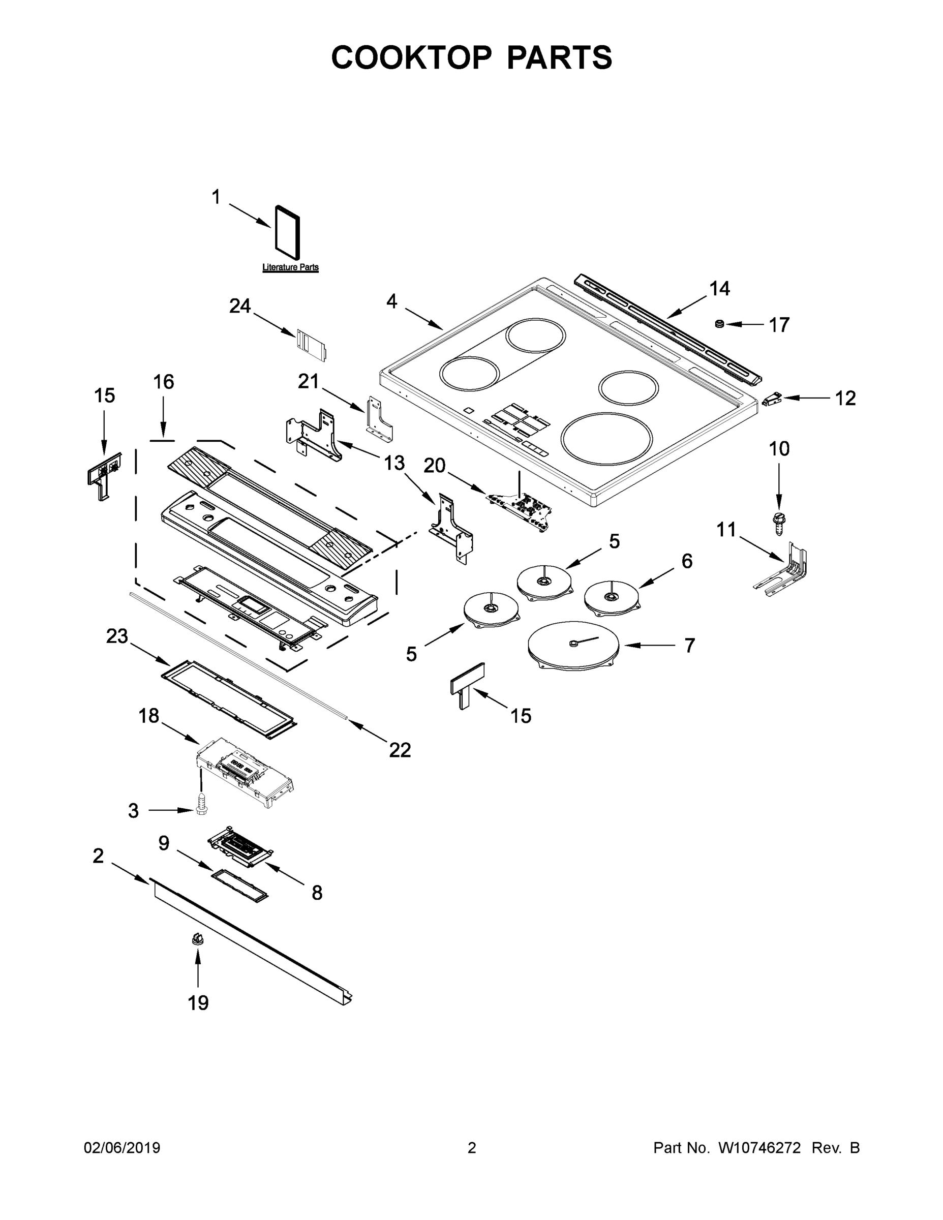 02 - COOKTOP PARTS