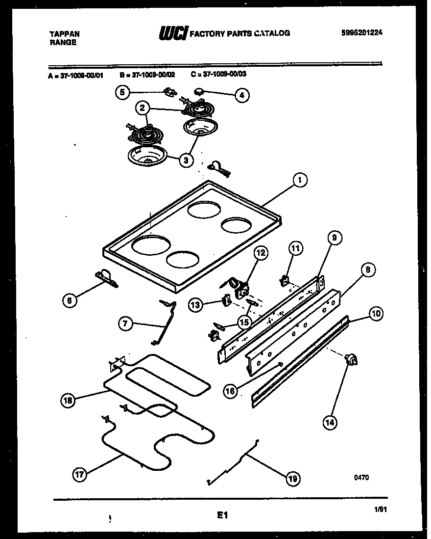 04 - COOKTOP AND BROILER PARTS
