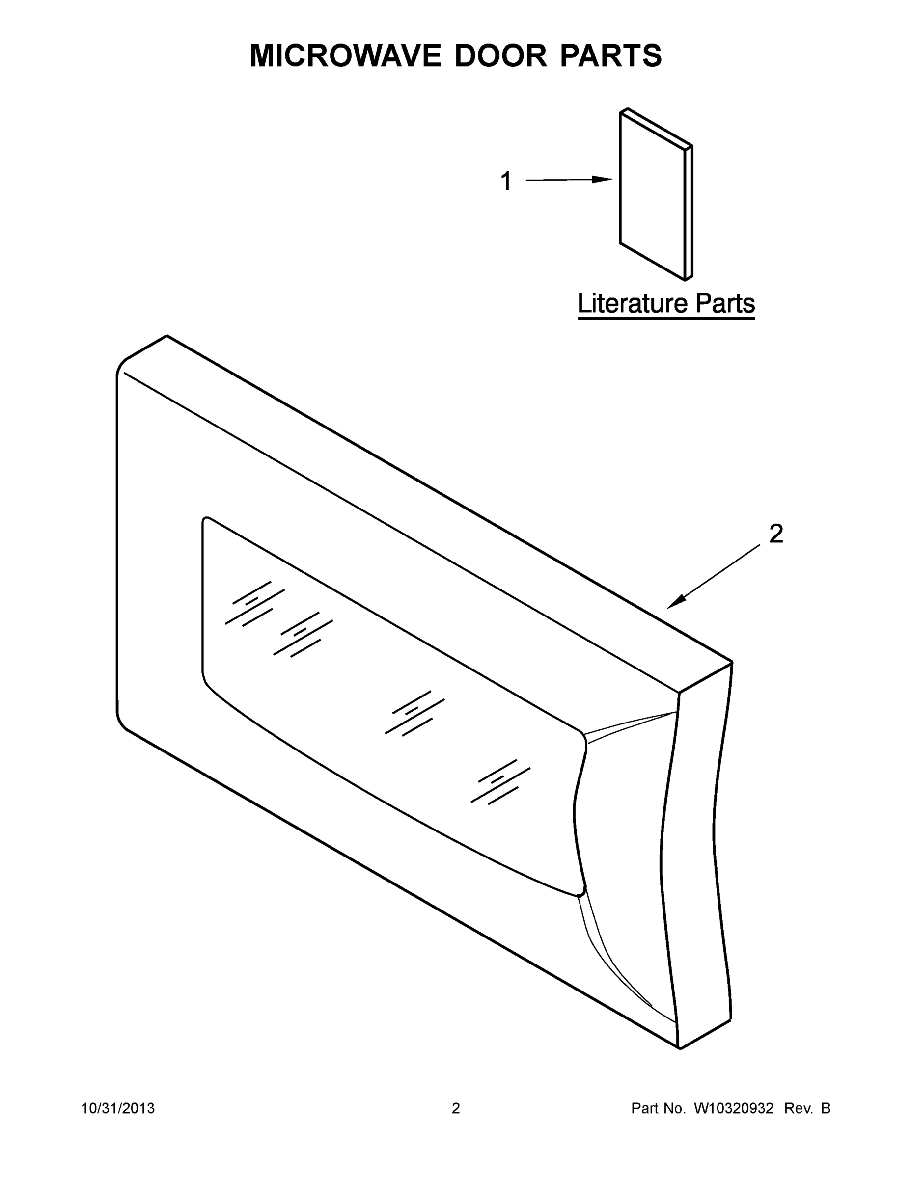 02 - MICROWAVE DOOR PARTS