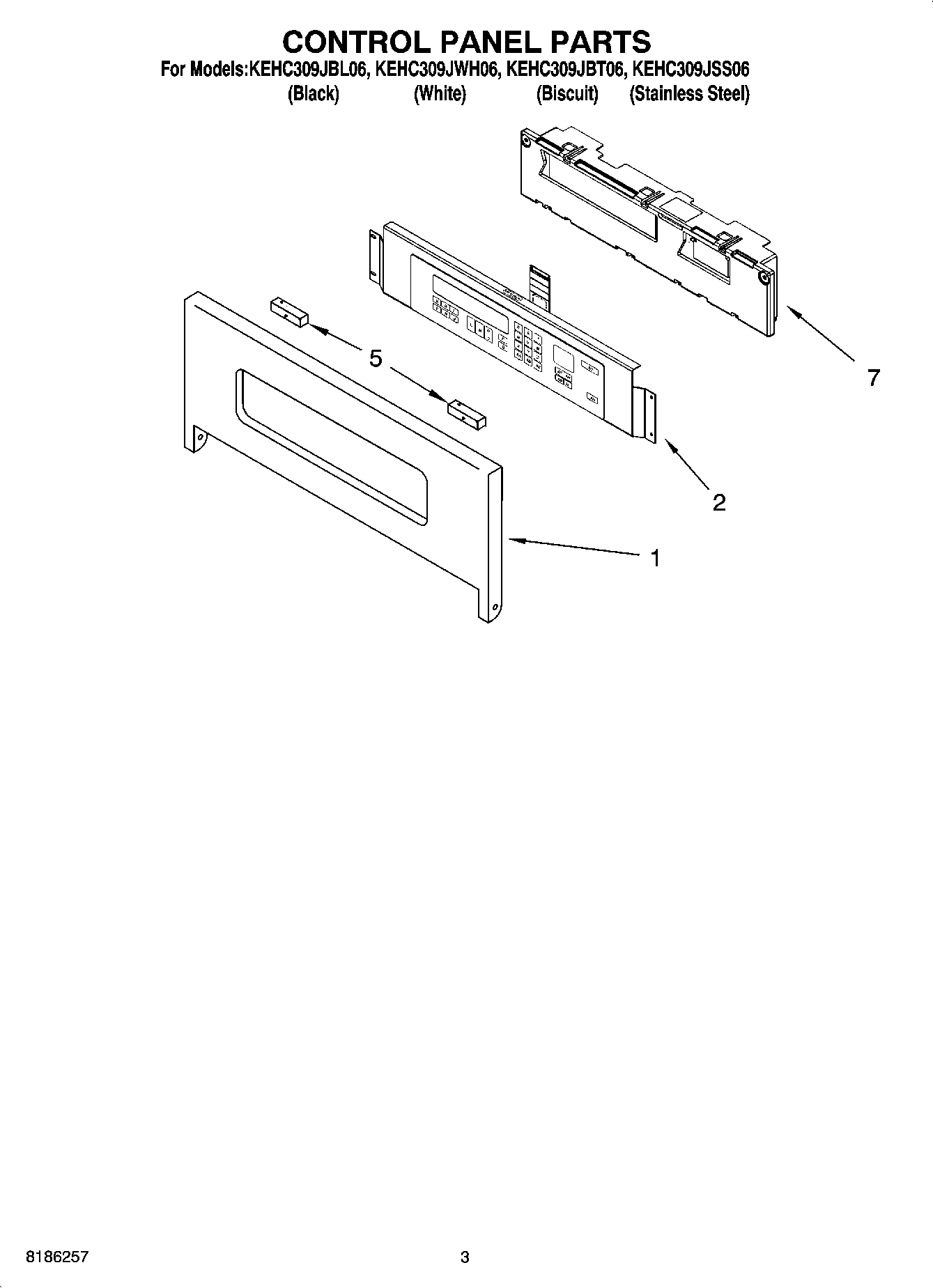 02 - CONTROL PANEL PARTS