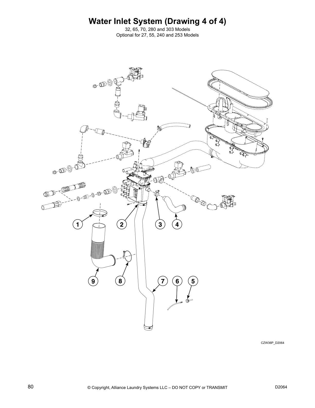 Water Inlet System (Drawing 4 of 4)
