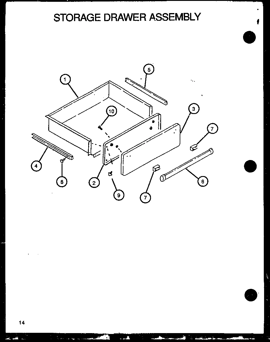 08 - STORAGE DRAWER ASSY