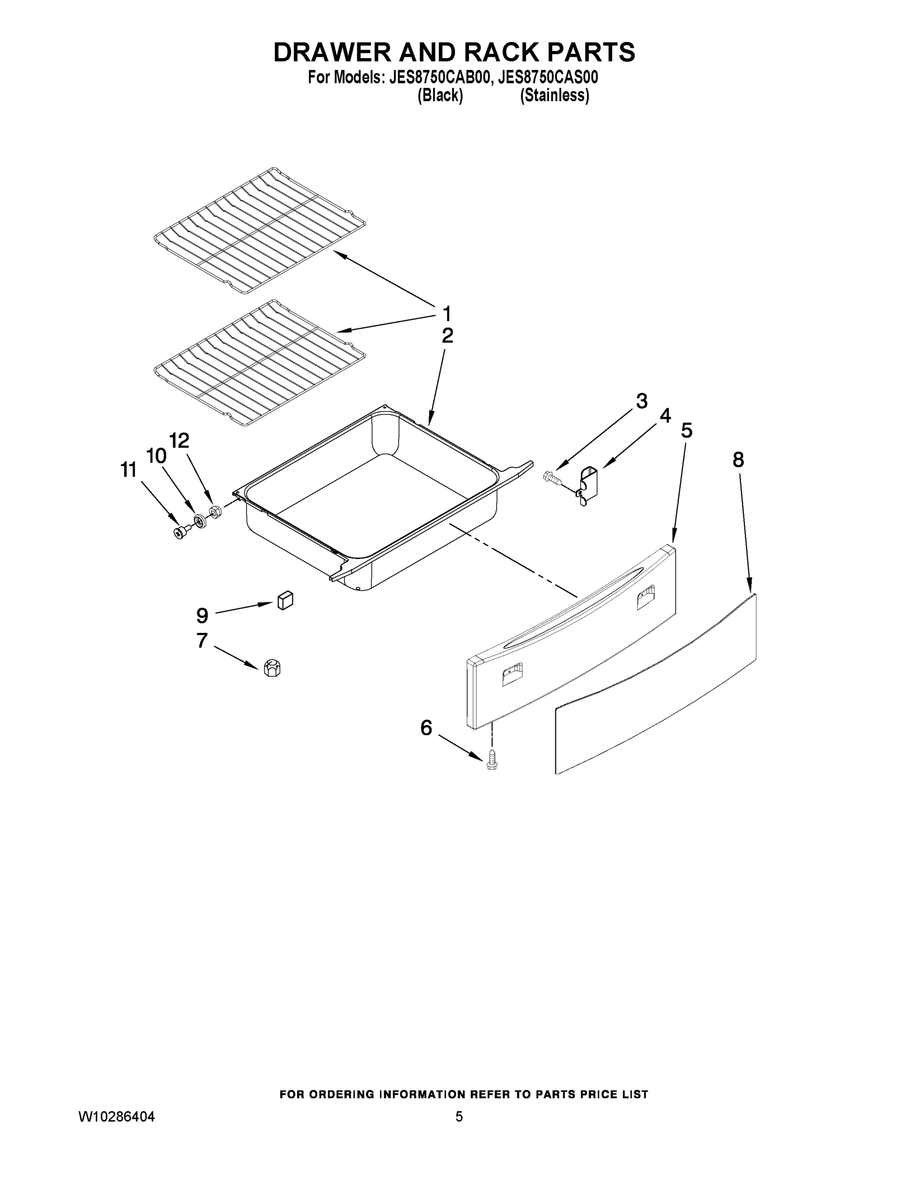 04 - DRAWER AND RACK PARTS