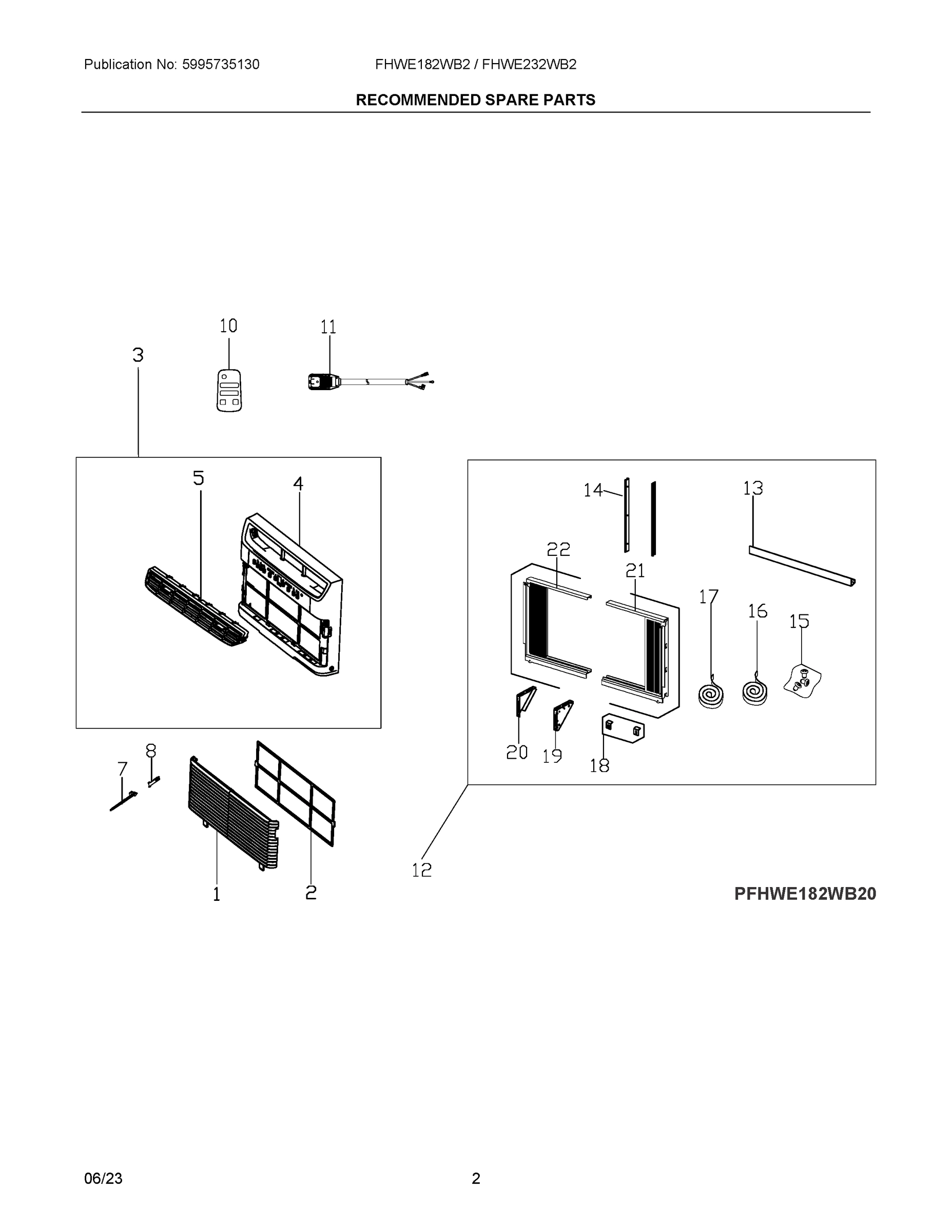 02 - RECOMMENDED SPARE PARTS