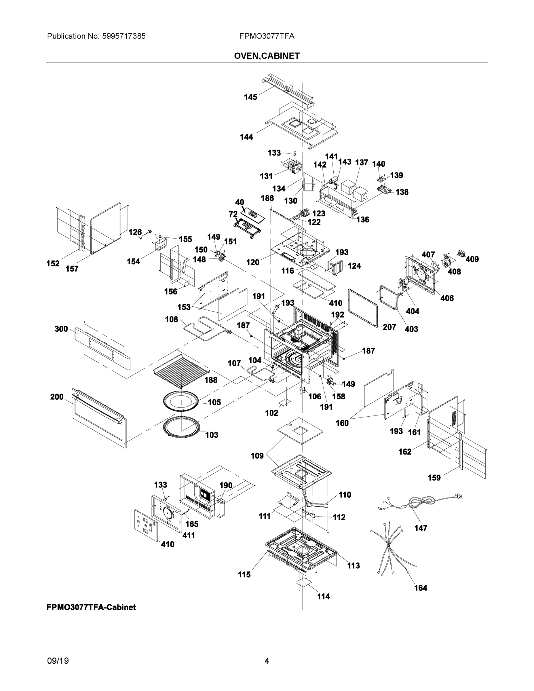 02 - OVEN,CABINET