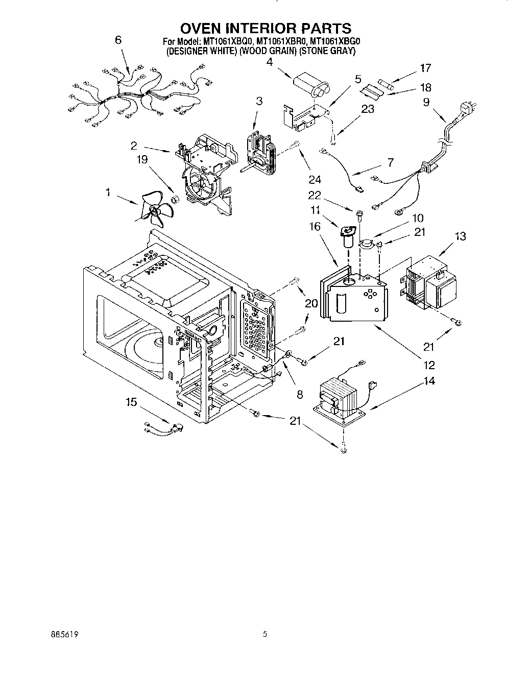 05 - OVEN INTERIOR, LITERATURE