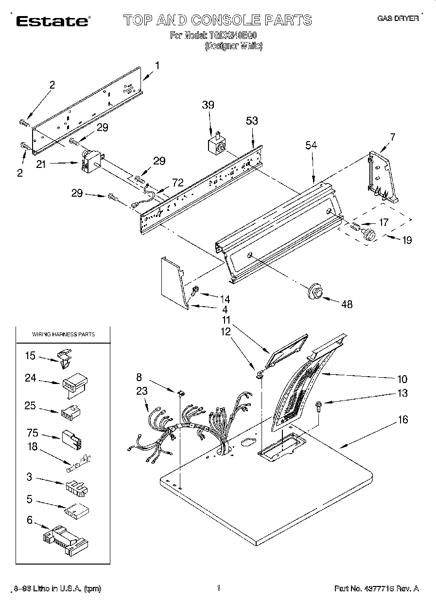 01 - TOP AND CONSOLE, LIT/OPTIONAL