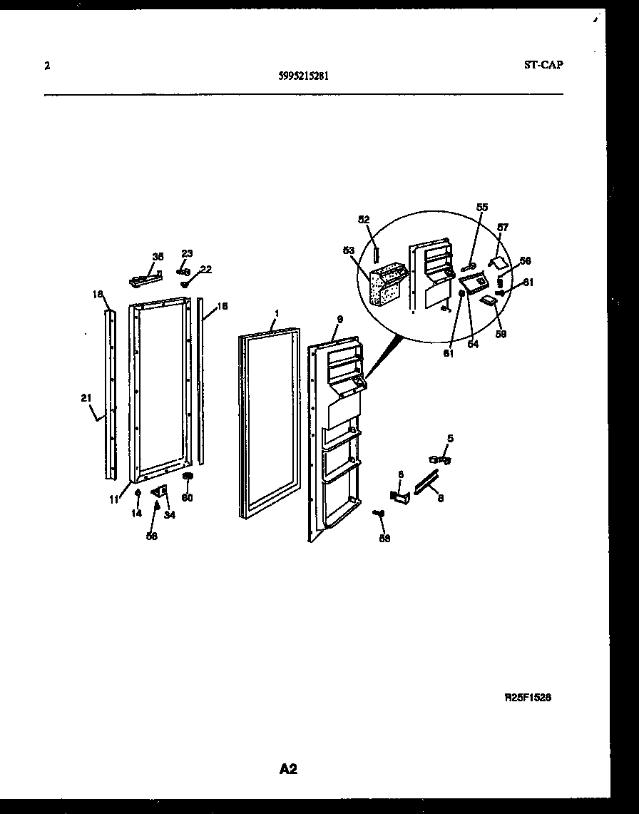 02 - FREEZER DOOR PARTS