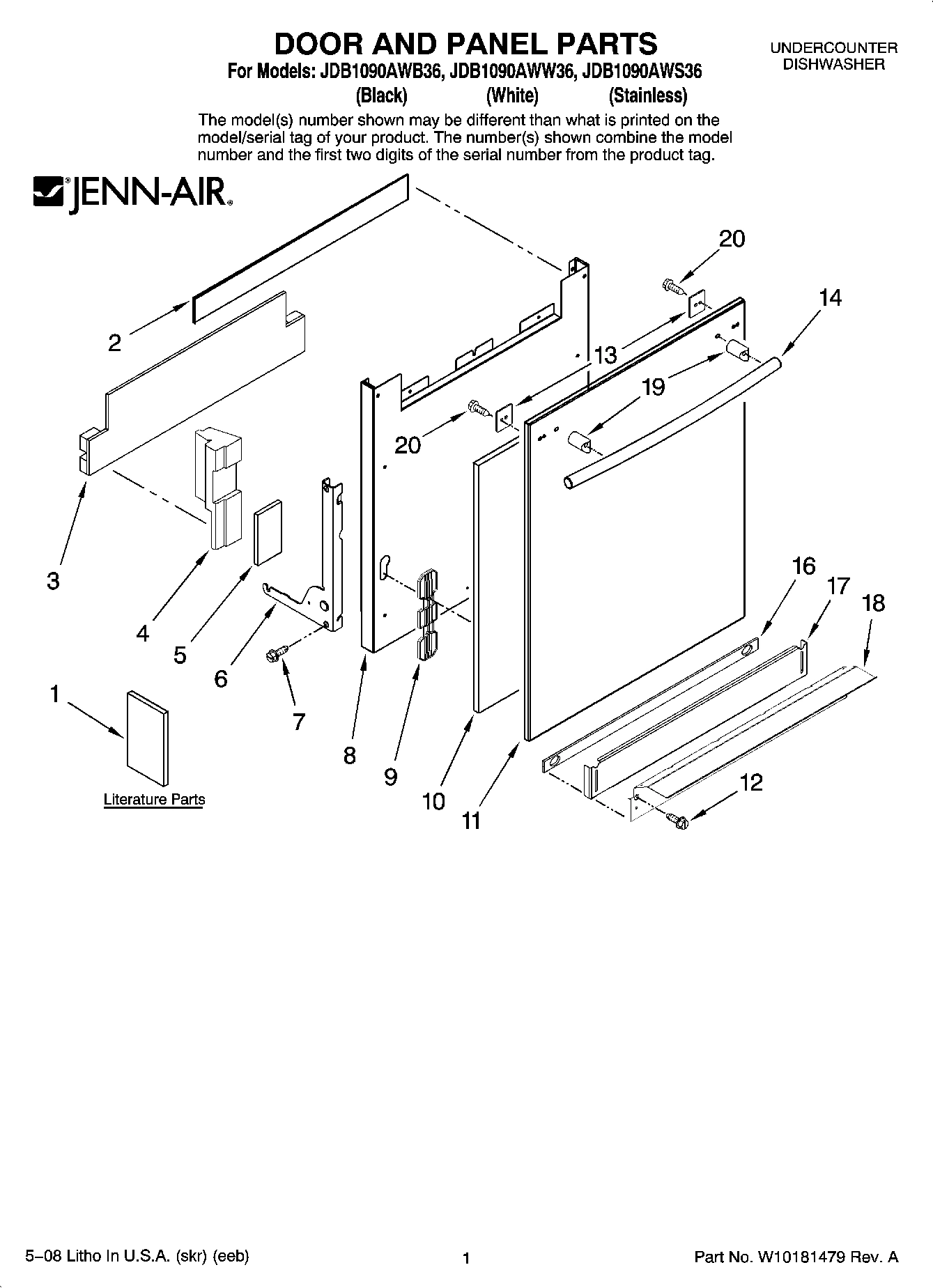 01 - DOOR AND PANEL PARTS