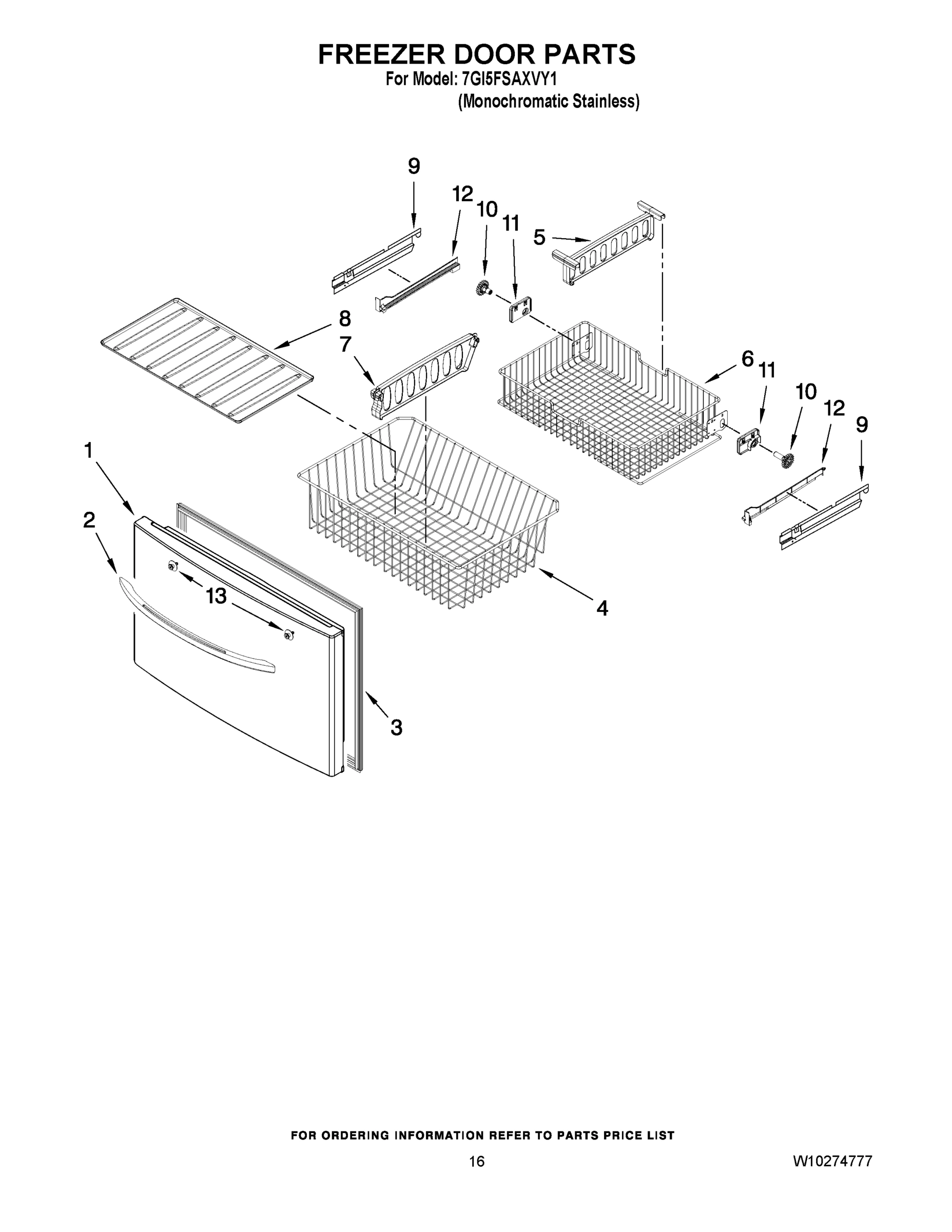 09 - FREEZER DOOR PARTS