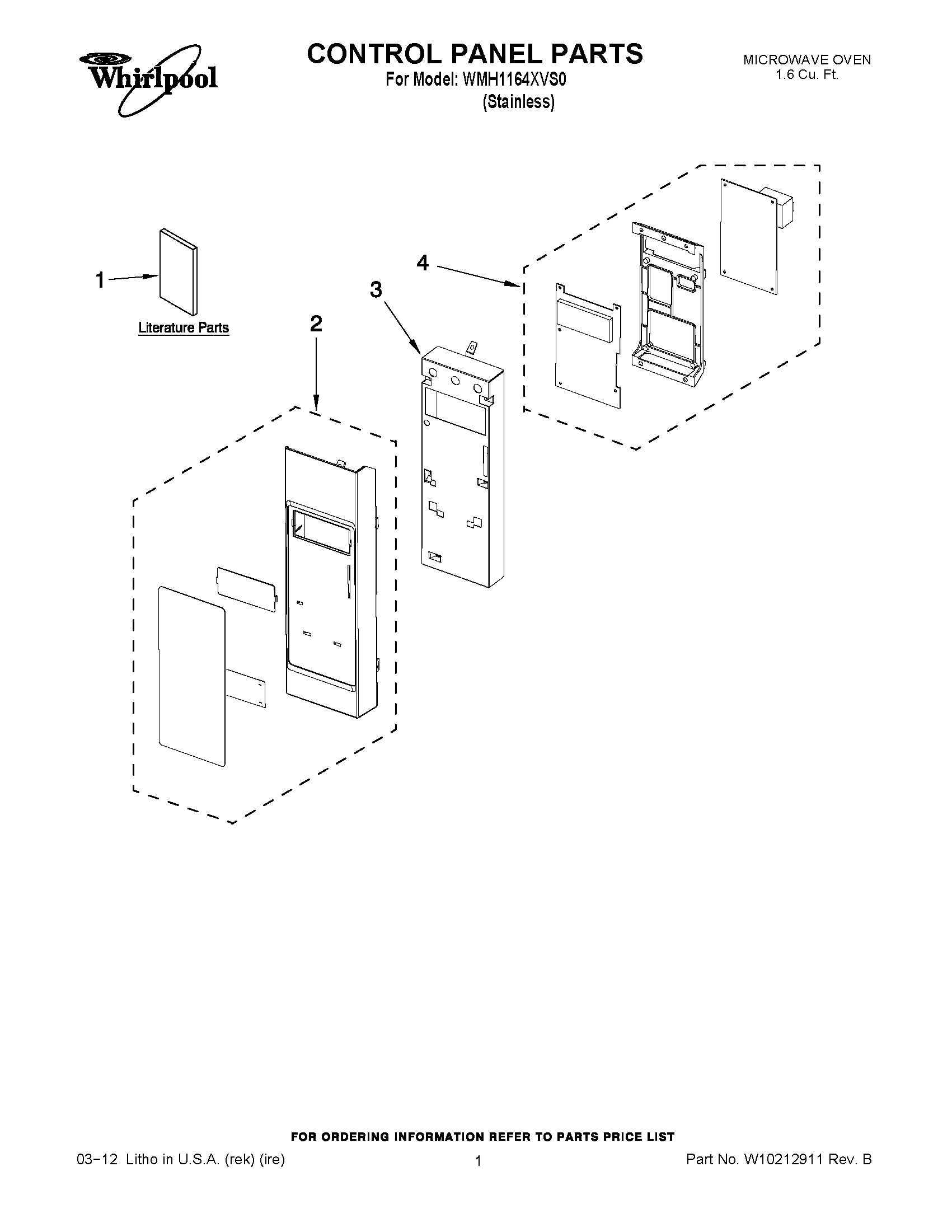 01 - CONTROL PANEL PARTS