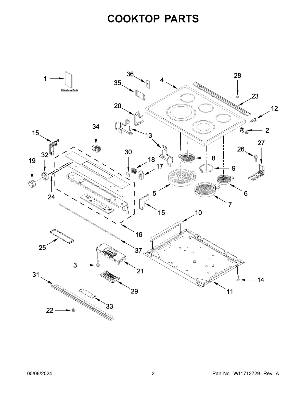 02 - COOKTOP PARTS