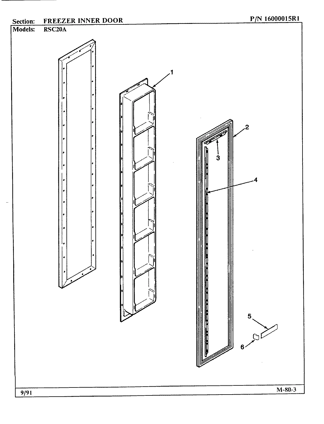03 - FREEZER INNER DOOR