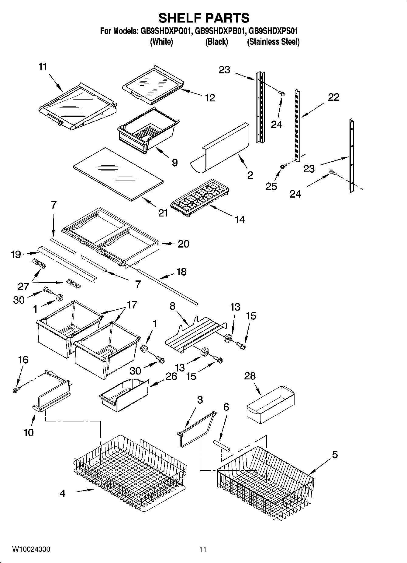 07 - SHELF PARTS, OPTIONAL PARTS