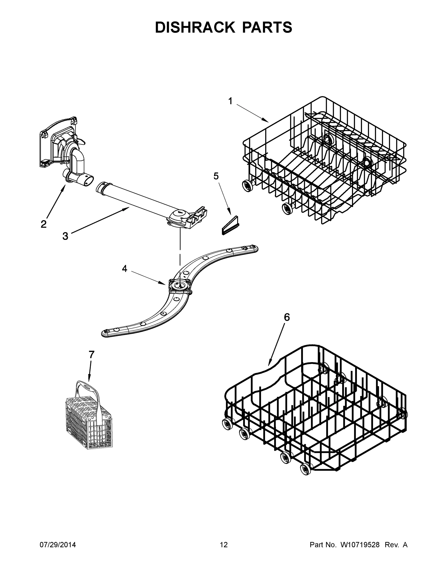 07 - DISHRACK PARTS