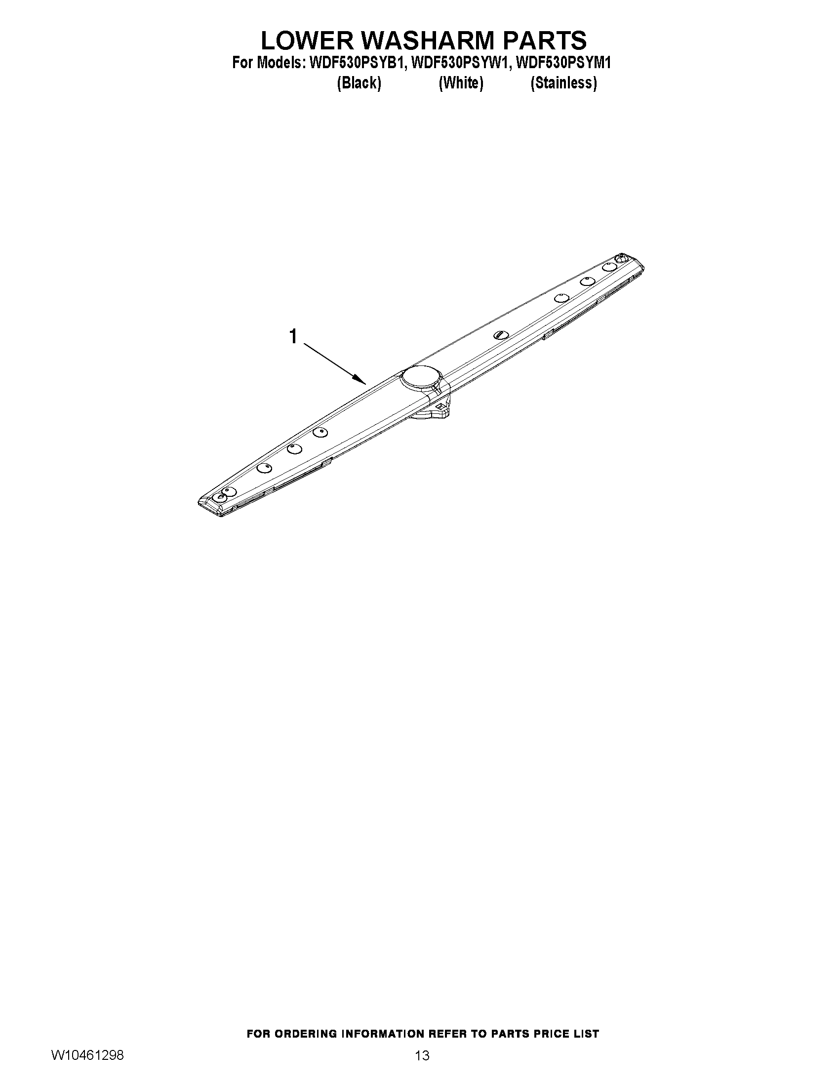 11 - LOWER WASHARM PARTS