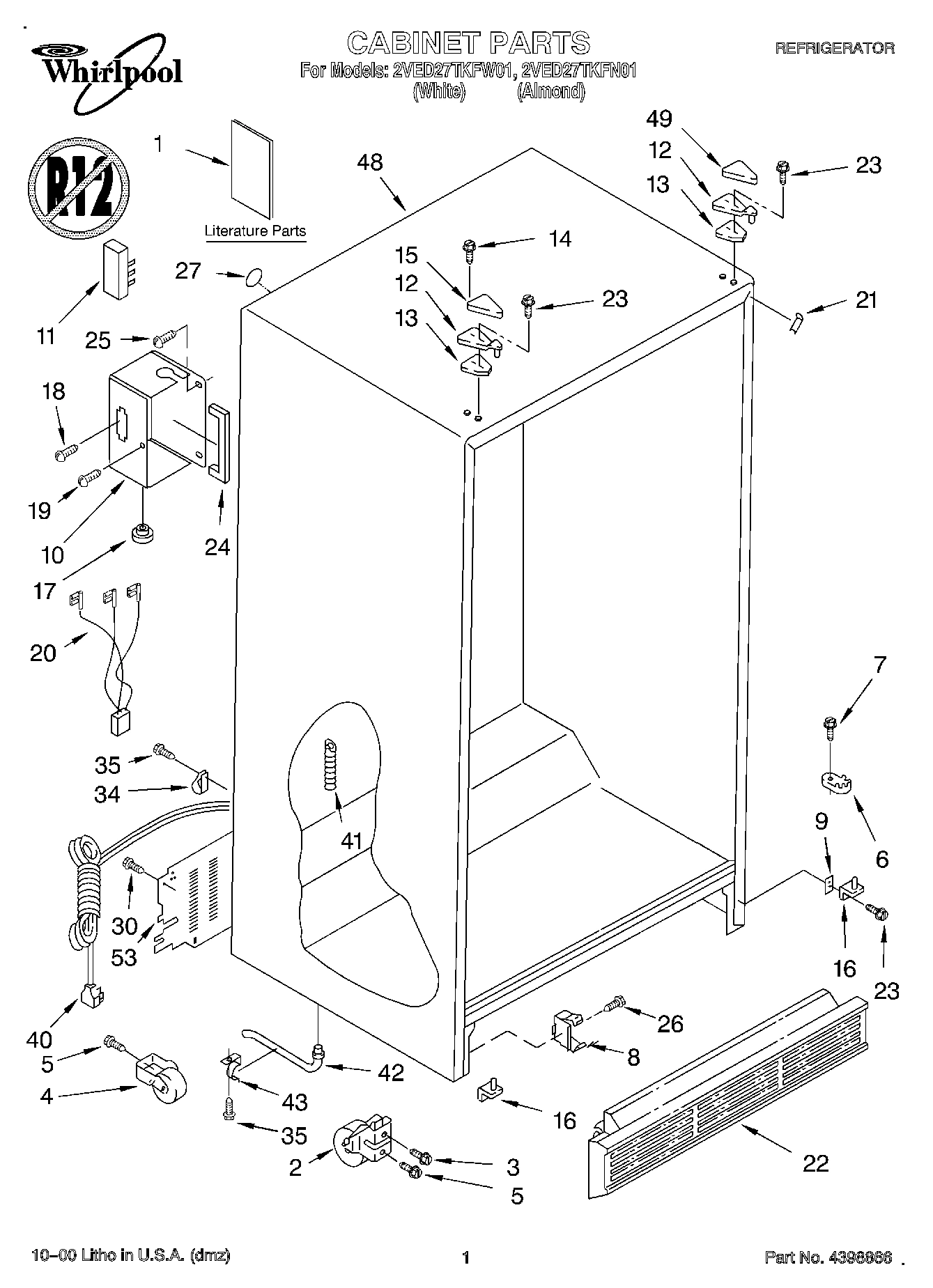 01 - CABINET, LITERATURE