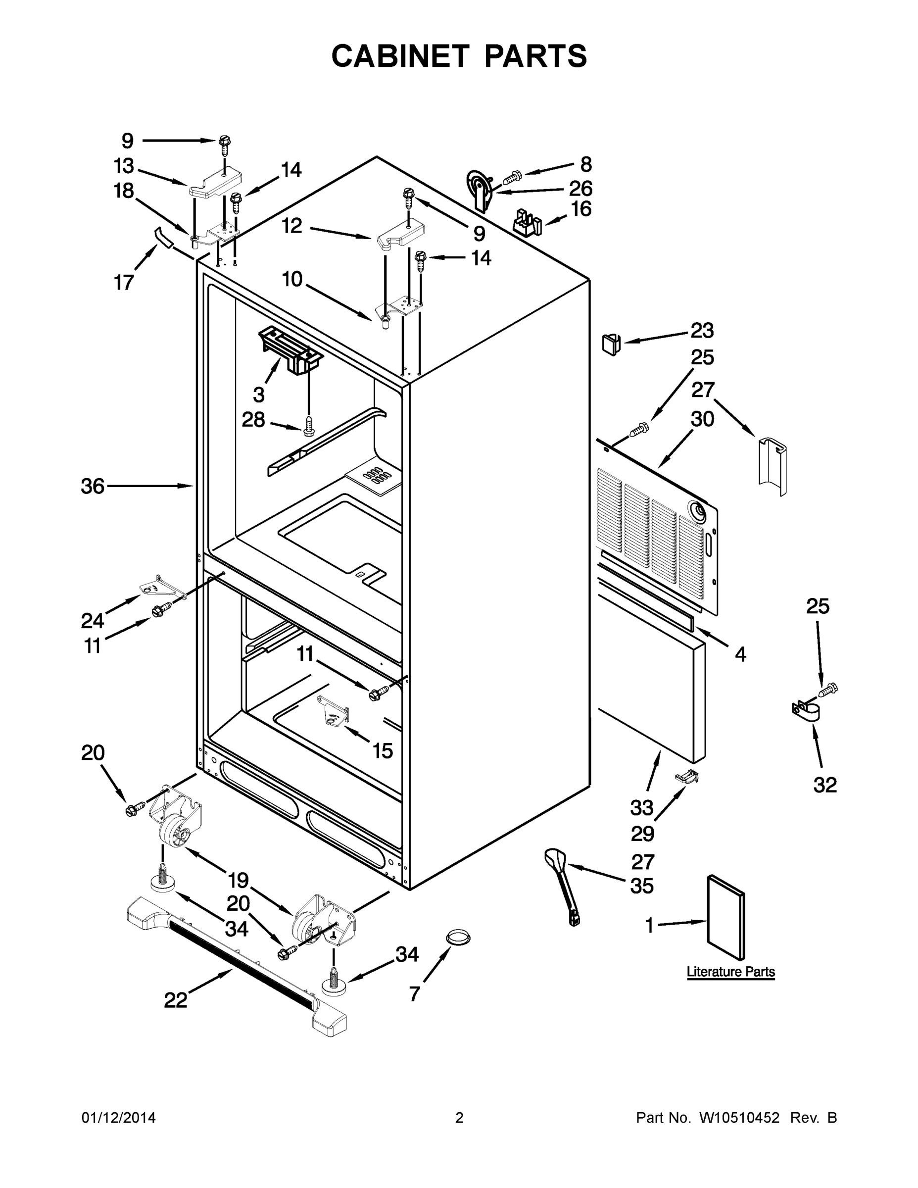 02 - CABINET PARTS