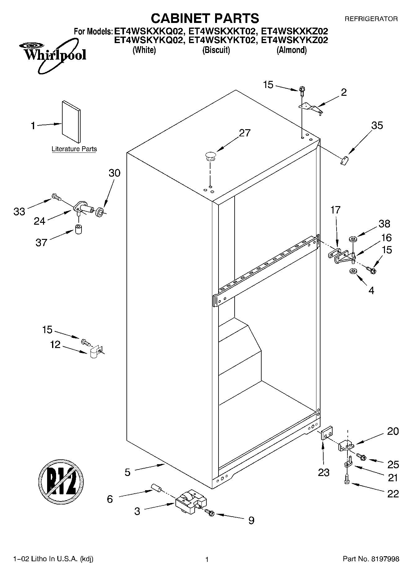 01 - CABINET, LITERATURE